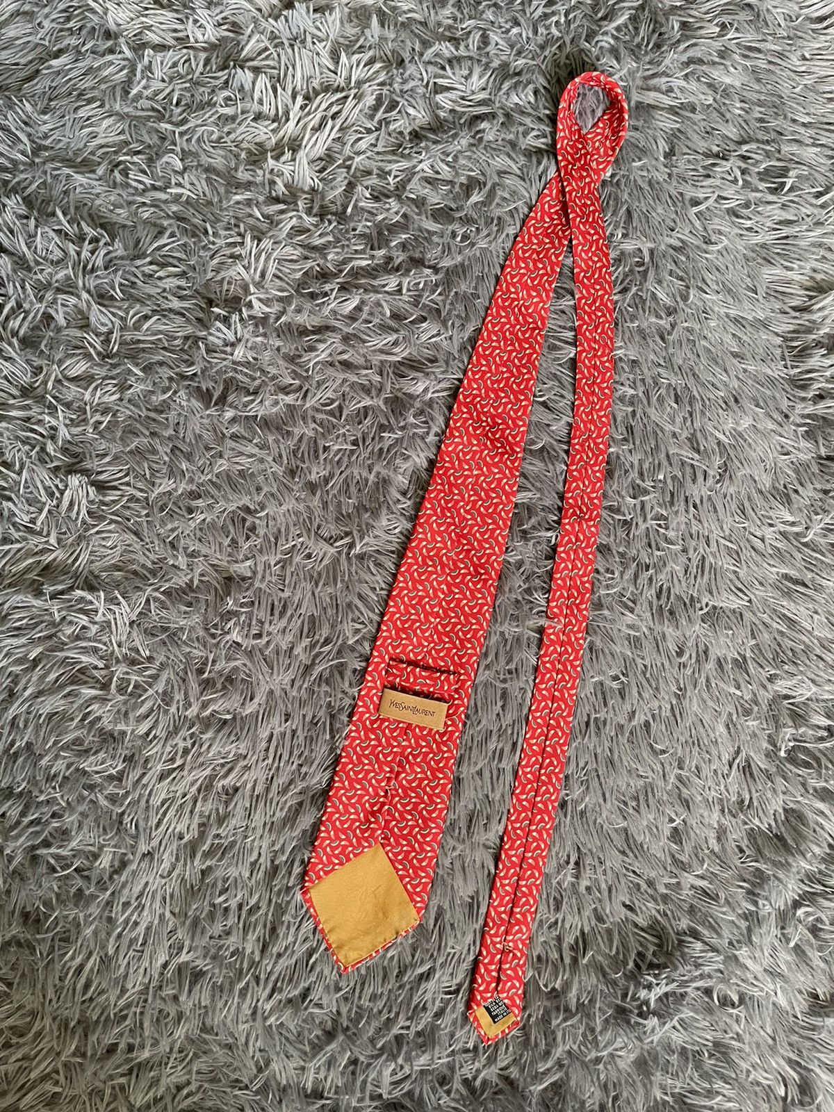 Vintage × Yves Saint Laurent Yves Saint Laurent 90s vintage silk tie Size ONE SIZE - 1 Thumbnail