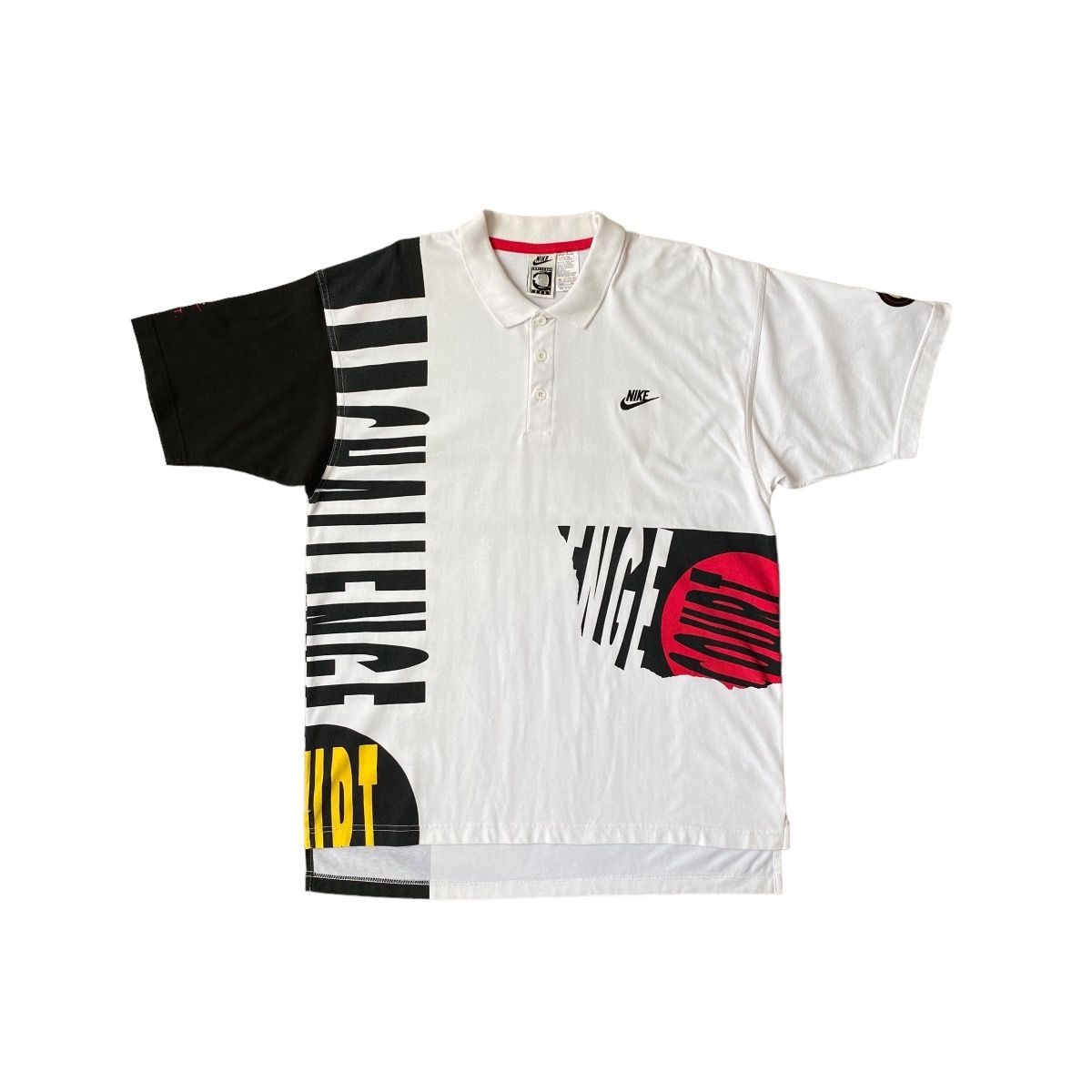Nike Vintage Nike Challenge Court Agassi Tennis Polo Shirt Size L 