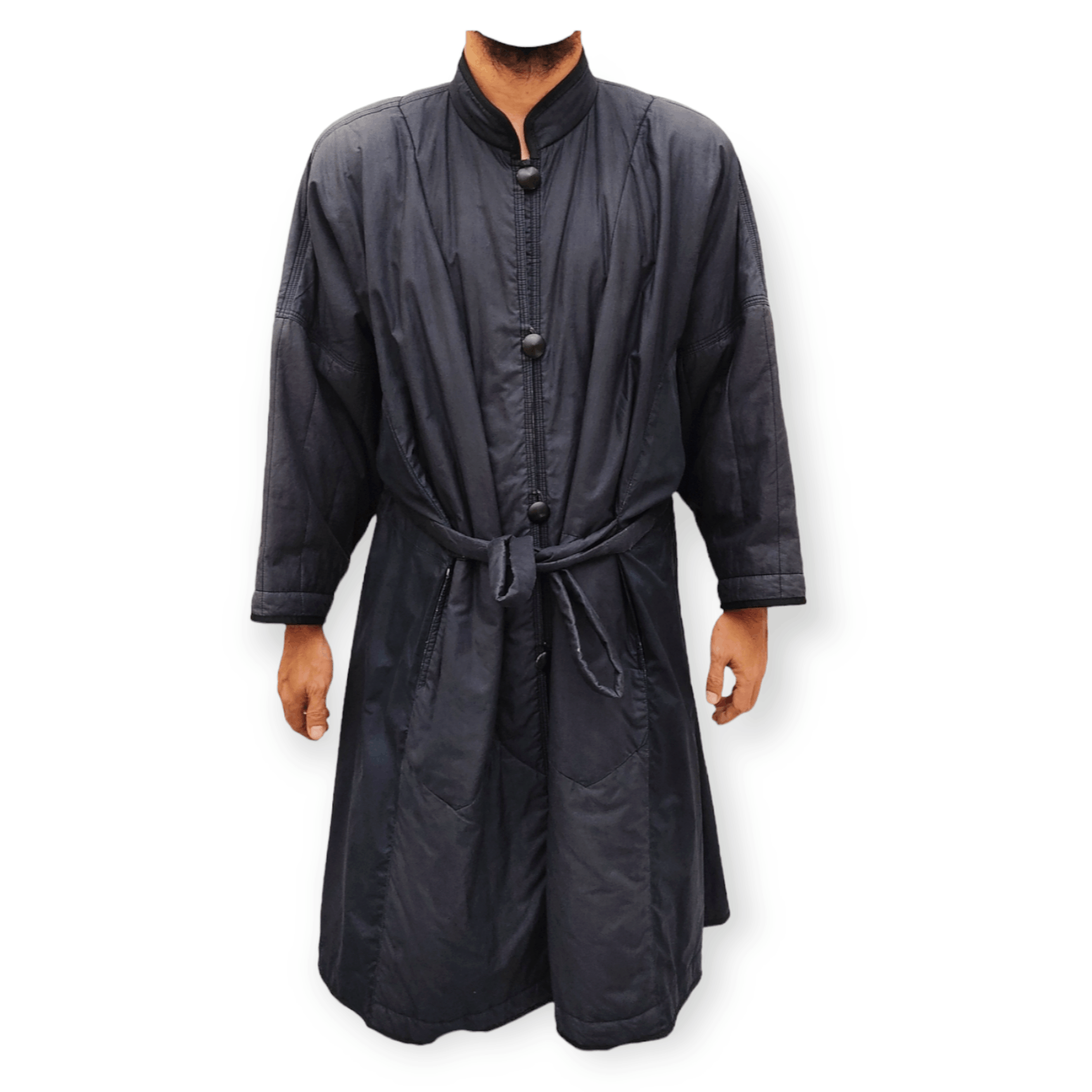 Issey Miyake VINTAGE 80s ISSEY MIYAKE Padded Overcoat Jacket Size US M / EU 48-50 / 2 - 3 Thumbnail