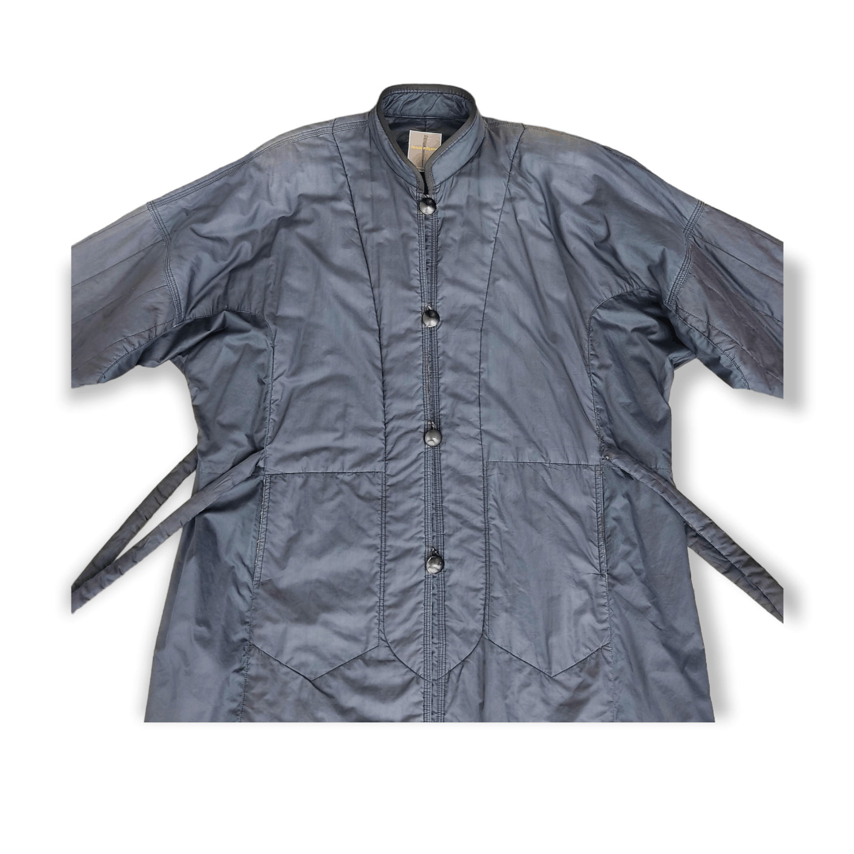 Issey Miyake VINTAGE 80s ISSEY MIYAKE Padded Overcoat Jacket Size US M / EU 48-50 / 2 - 9 Thumbnail