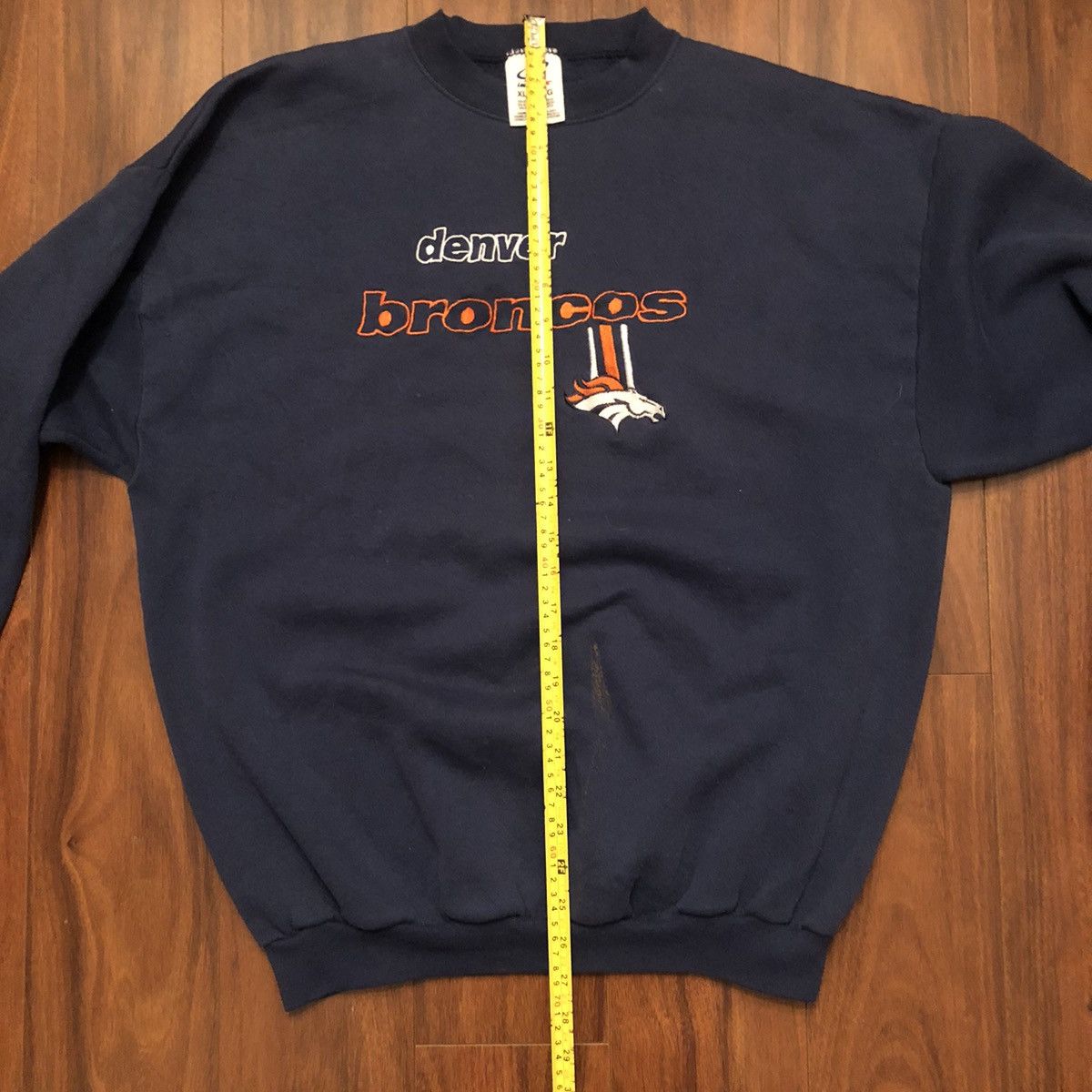 Logo Athletic × Vintage vintage 90s Denver Broncos crewneck sweatshirt Logo Athletic Size US XL / EU 56 / 4 - 2 Thumbnail