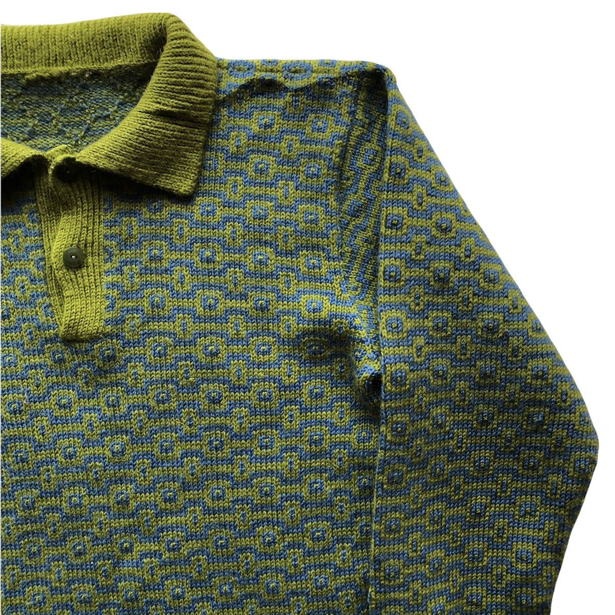 Aran Isles Knitwear Vintage 80's Handknit Polo Shirts Size US XXS / EU 40 - 3 Thumbnail