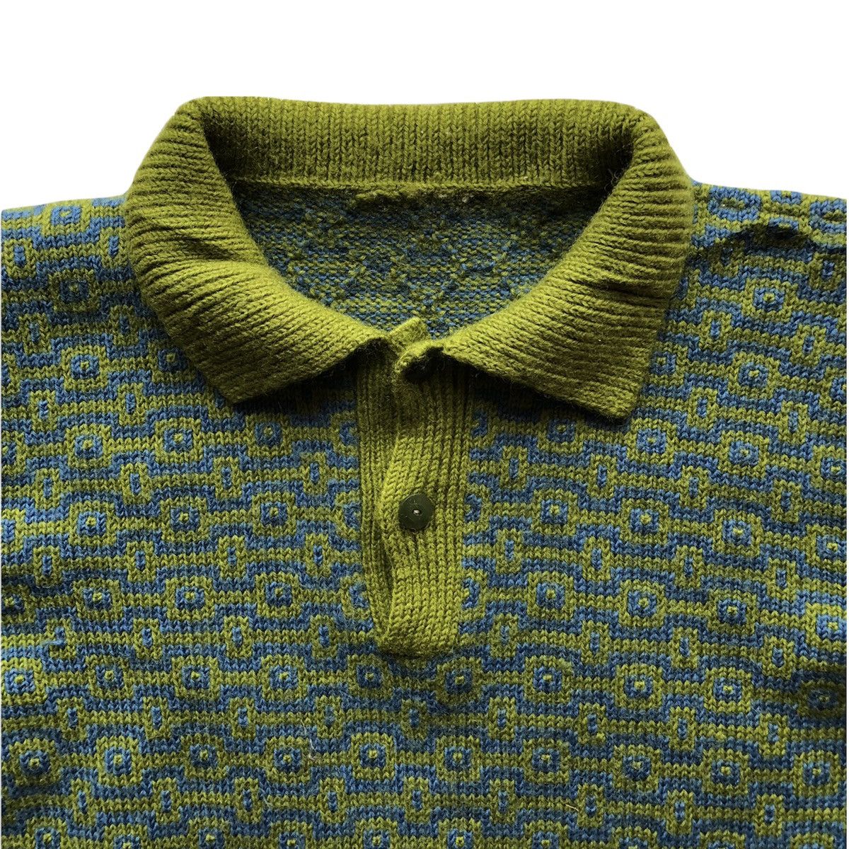 Aran Isles Knitwear Vintage 80's Handknit Polo Shirts Size US XXS / EU 40 - 2 Thumbnail