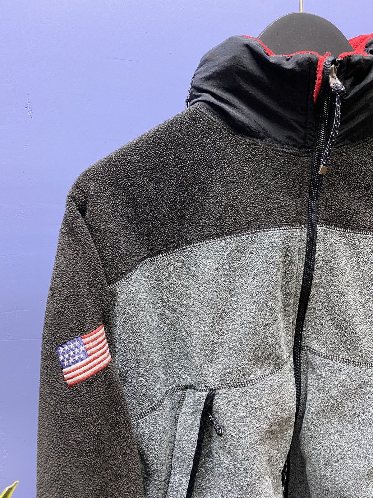 Polo Ralph Lauren × Ralph Lauren × Vintage Vintage Polo Sport Zip Fleece Hooded Jacket Size US L / EU 52-54 / 3 - 10 Thumbnail