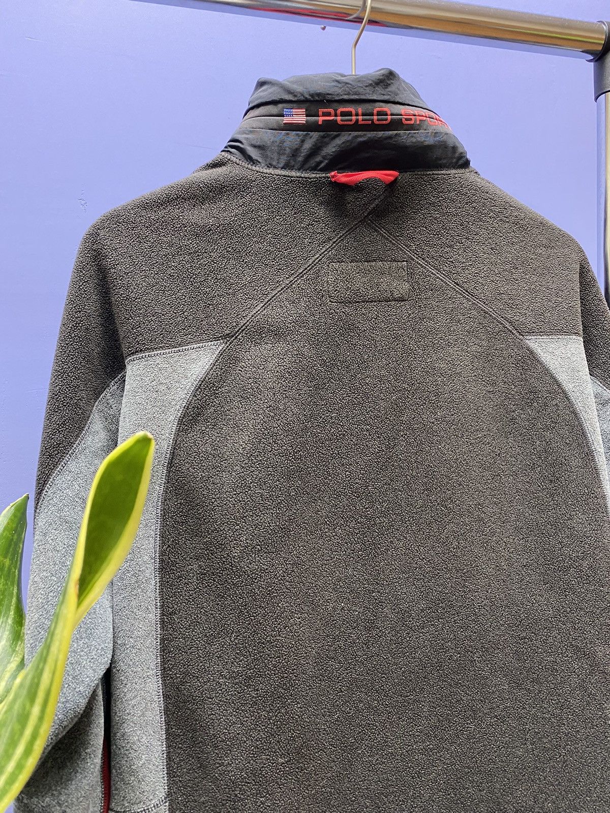 Polo Ralph Lauren × Ralph Lauren × Vintage Vintage Polo Sport Zip Fleece Hooded Jacket Size US L / EU 52-54 / 3 - 21 Thumbnail