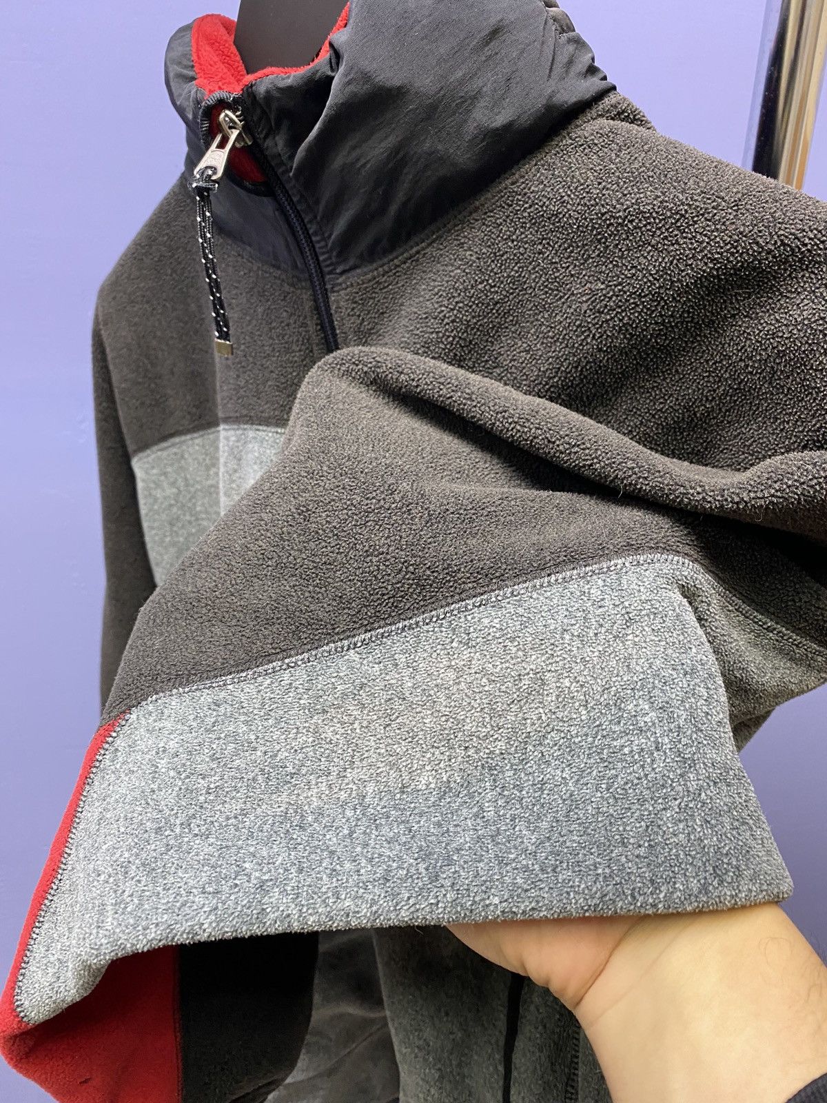 Polo Ralph Lauren × Ralph Lauren × Vintage Vintage Polo Sport Zip Fleece Hooded Jacket Size US L / EU 52-54 / 3 - 15 Thumbnail