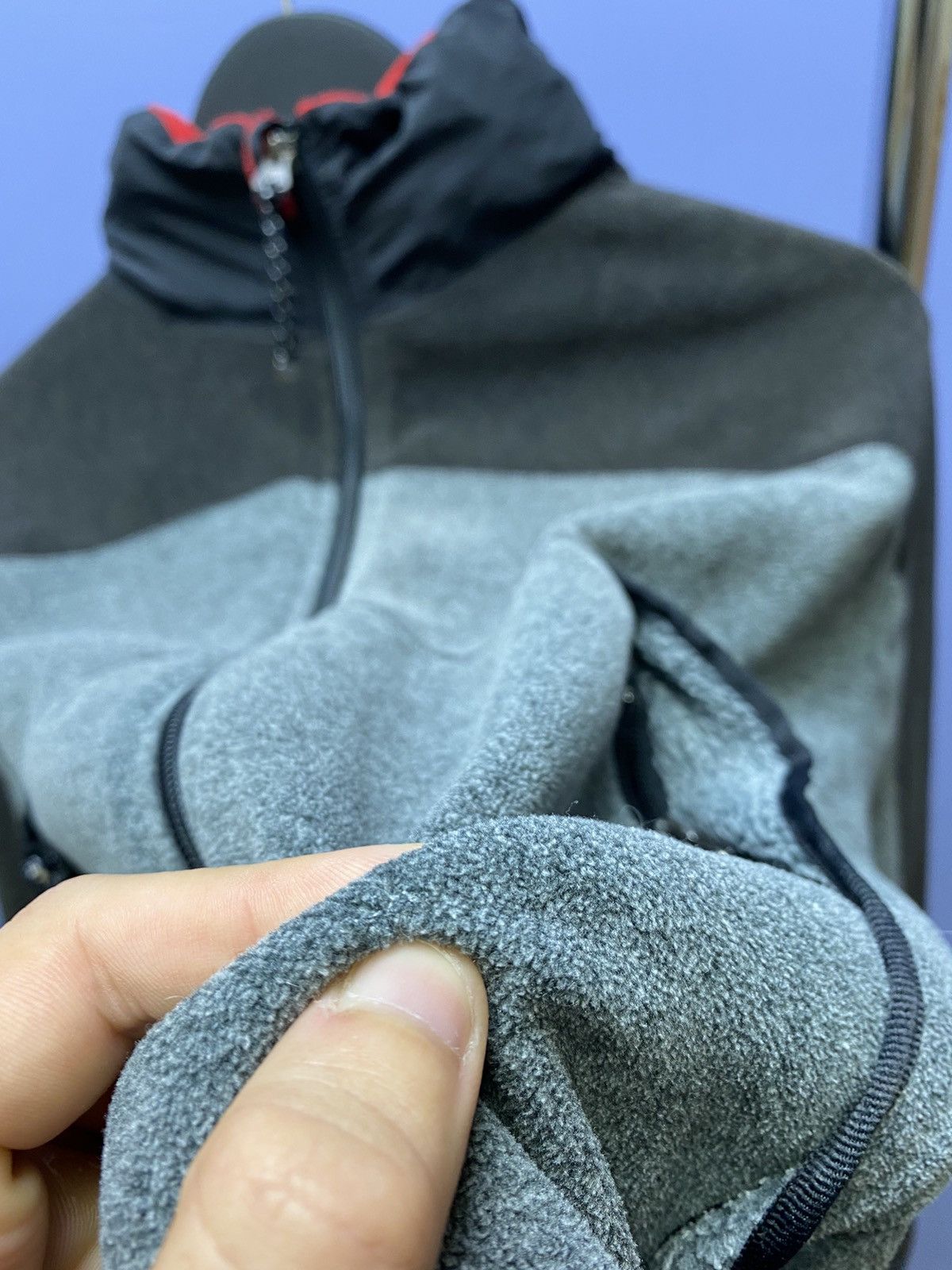 Polo Ralph Lauren × Ralph Lauren × Vintage Vintage Polo Sport Zip Fleece Hooded Jacket Size US L / EU 52-54 / 3 - 8 Thumbnail