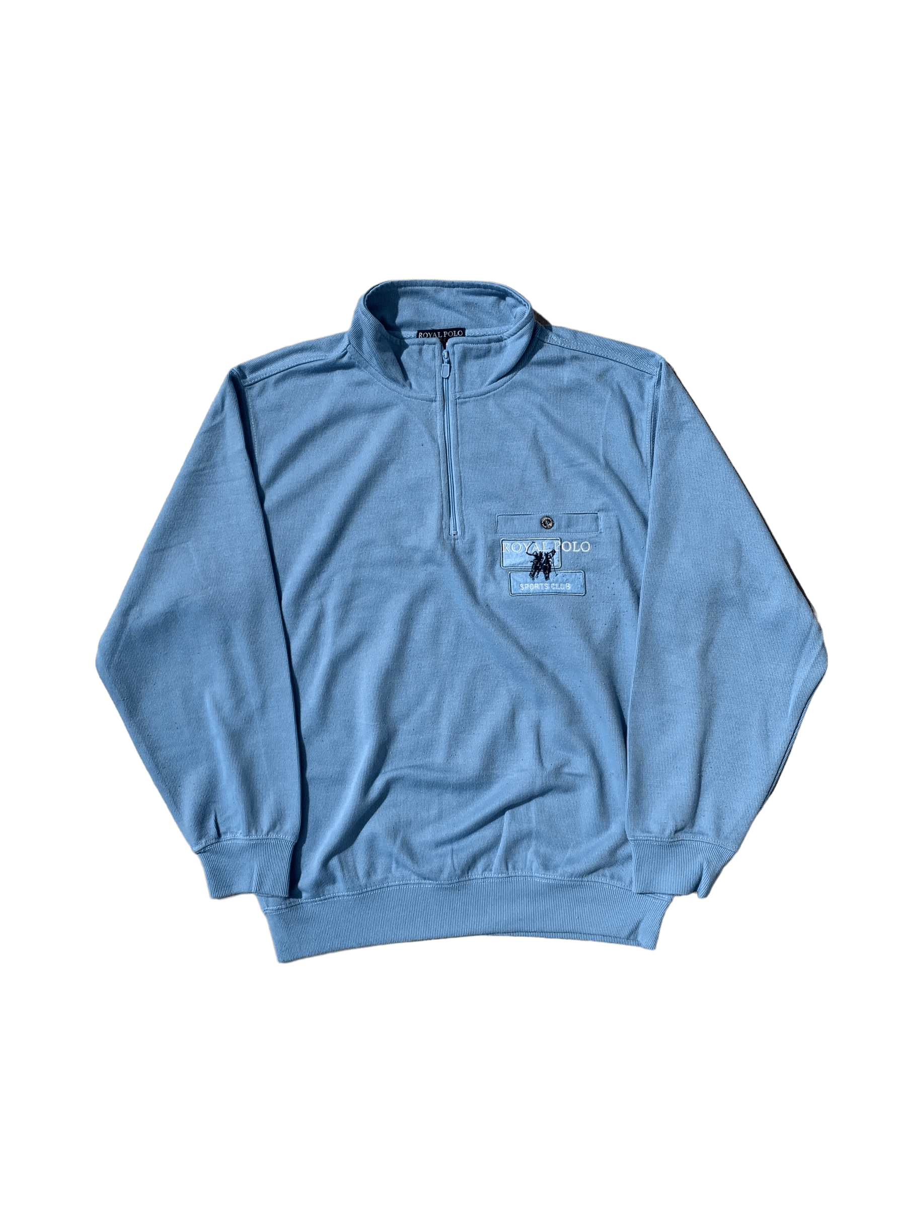 Vintage Royal Polo Sports Club Halfzip Sweater