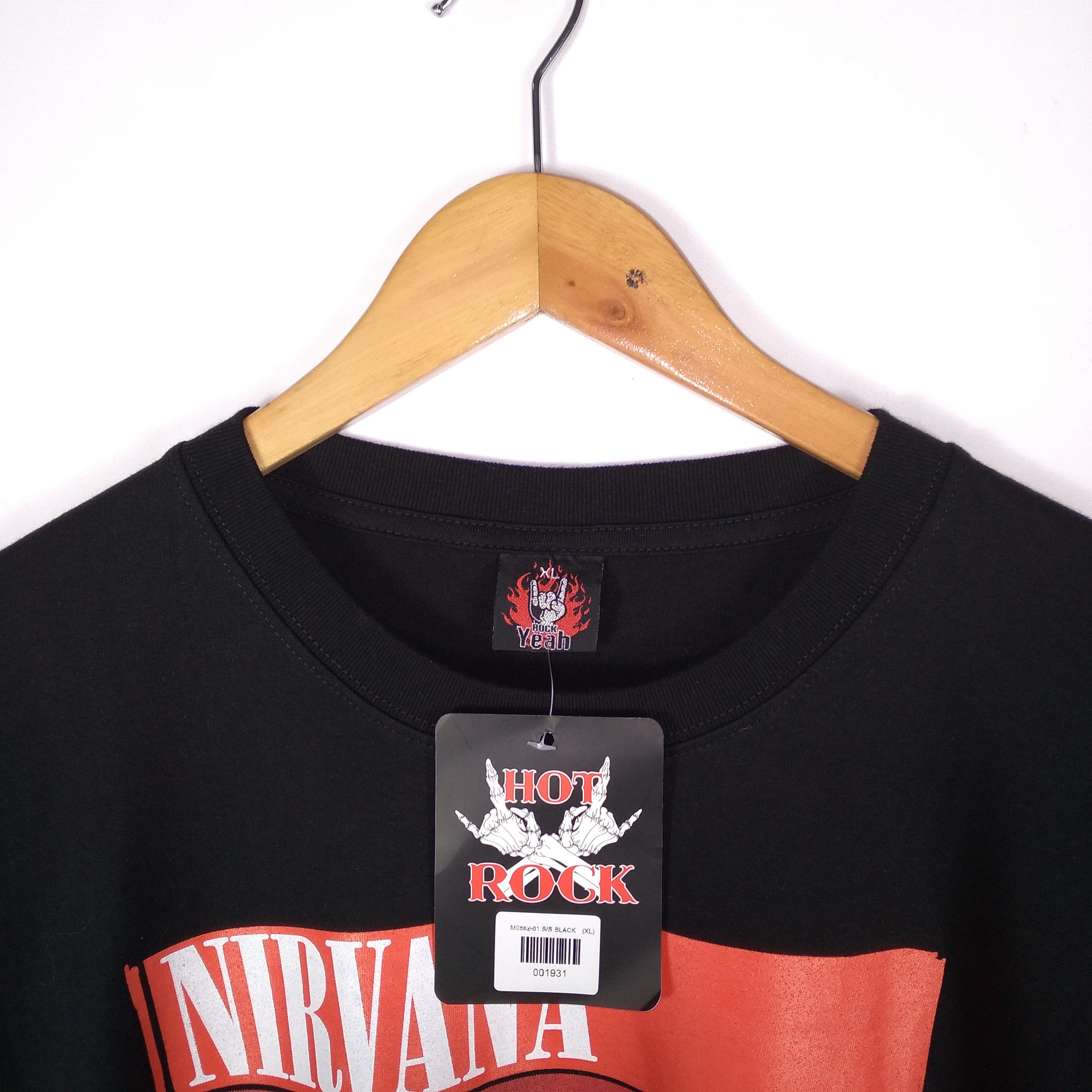 Band Tees Grunge Band Nirvana Big Image Line Up Bootleg Tee Size US XL / EU 56 / 4 - 6 Thumbnail