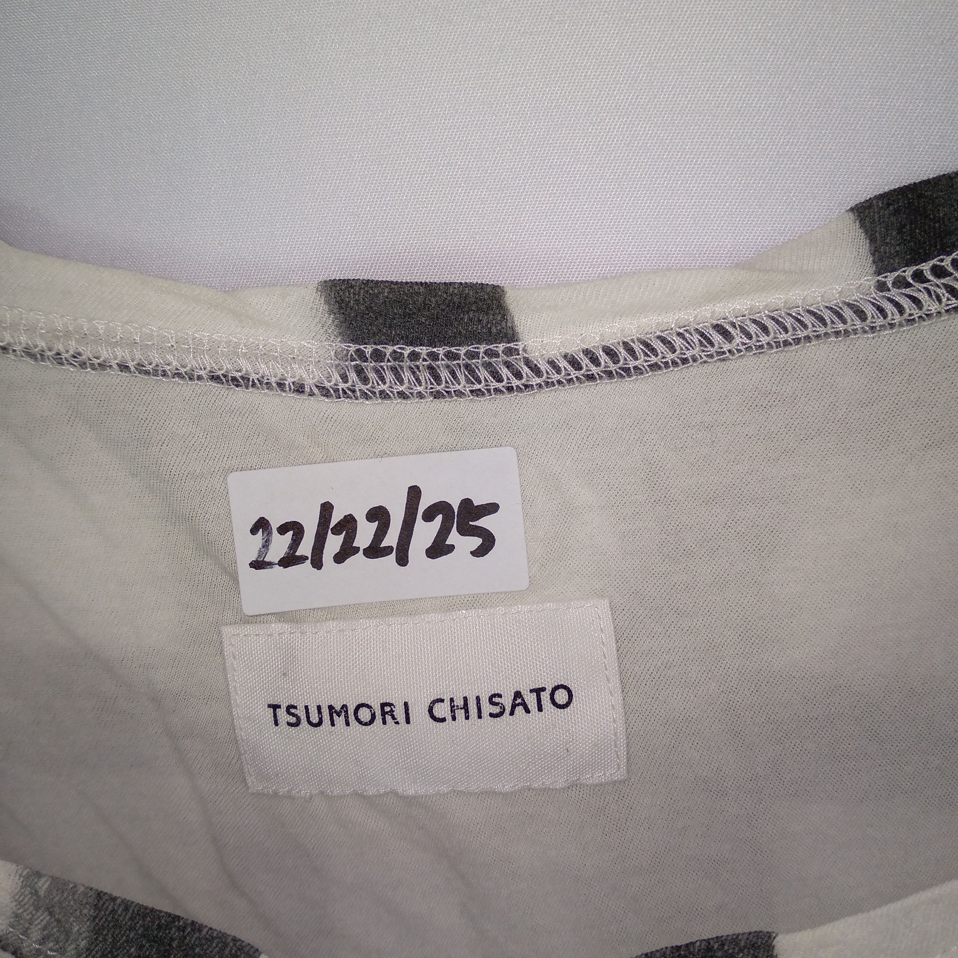 Designer × Issey Miyake × Tsumori Chisato 🔥Rare🔥Tsumori Chisato Checker Rebel Punk Cropped Women Tee Size M / US 6-8 / IT 42-44 - 9 Thumbnail