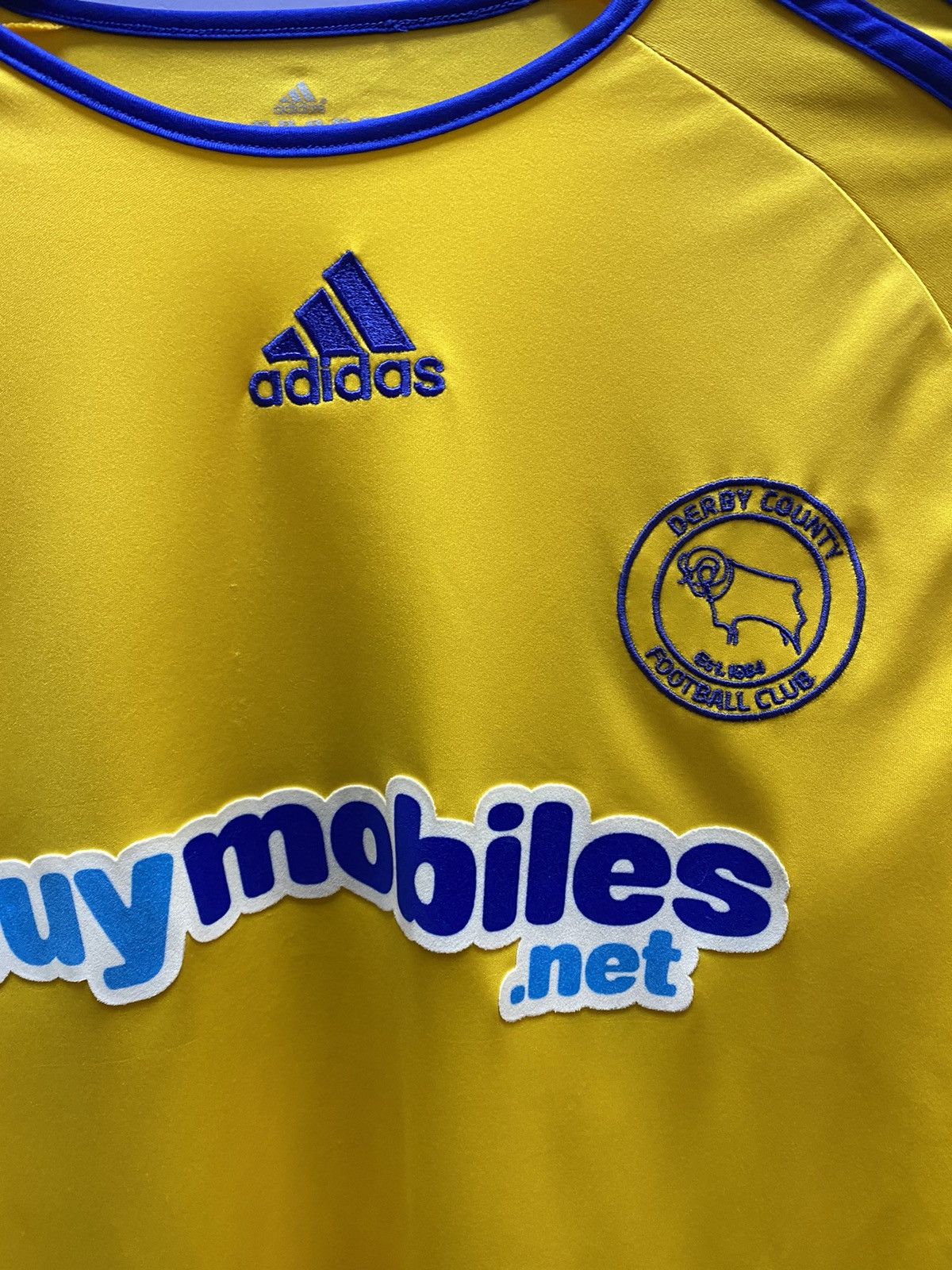 Adidas Adidas 2010-11 Derby Country Away #24 Soccer Jersey Football Size US L / EU 52-54 / 3 - 9 Thumbnail