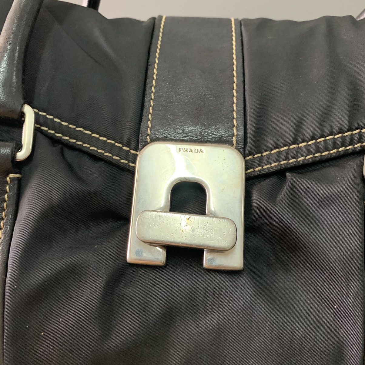 Prada Prada Nylon Shoulder Handbag Size ONE SIZE - 11 Thumbnail