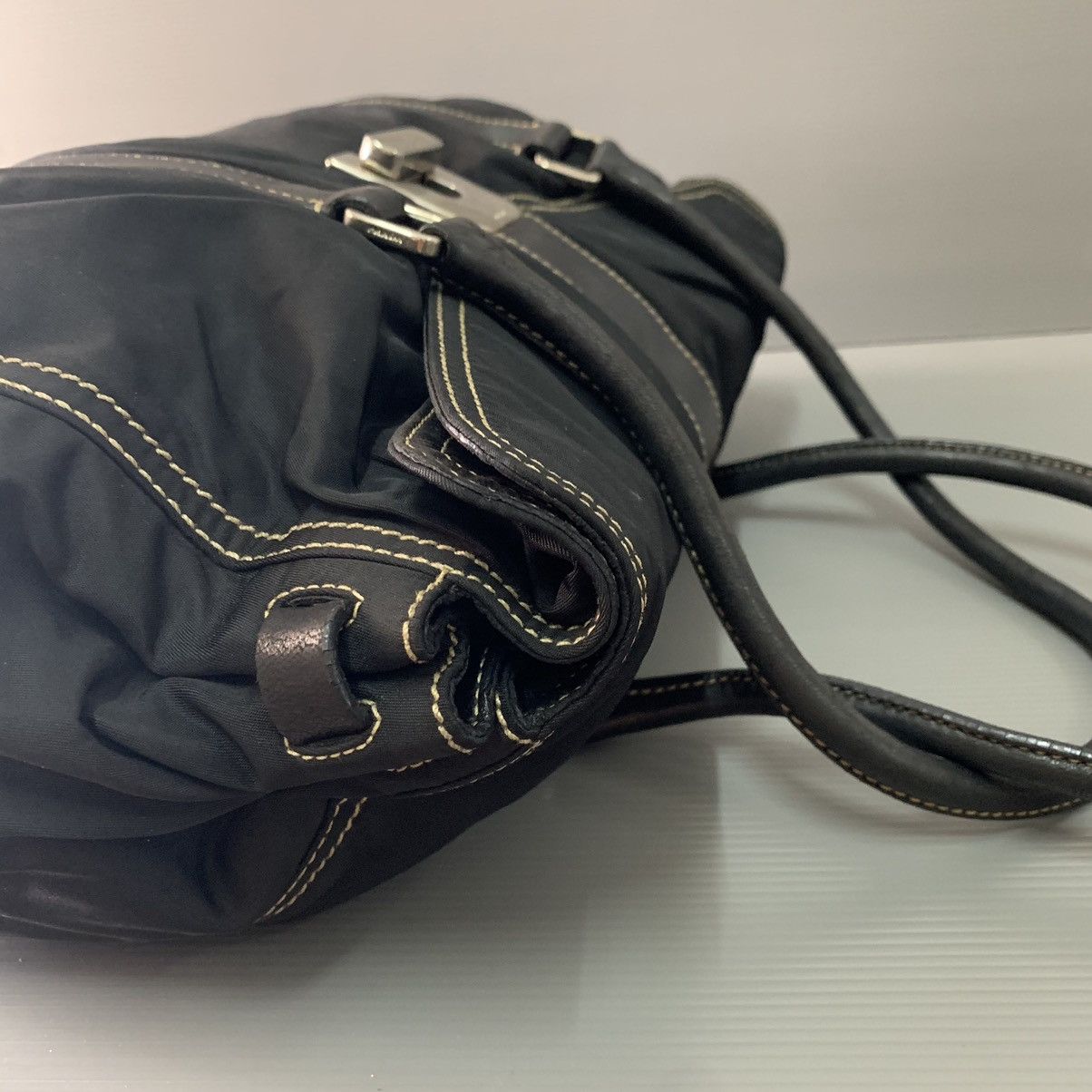 Prada Prada Nylon Shoulder Handbag Size ONE SIZE - 6 Thumbnail