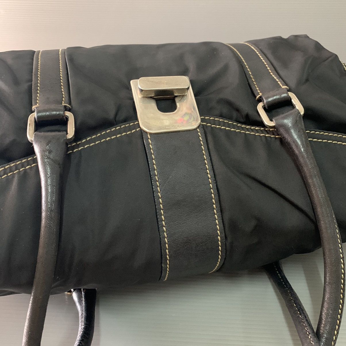 Prada Prada Nylon Shoulder Handbag Size ONE SIZE - 7 Thumbnail