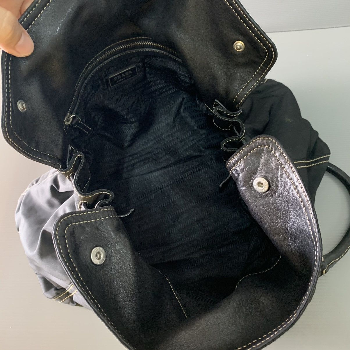 Prada Prada Nylon Shoulder Handbag Size ONE SIZE - 12 Thumbnail