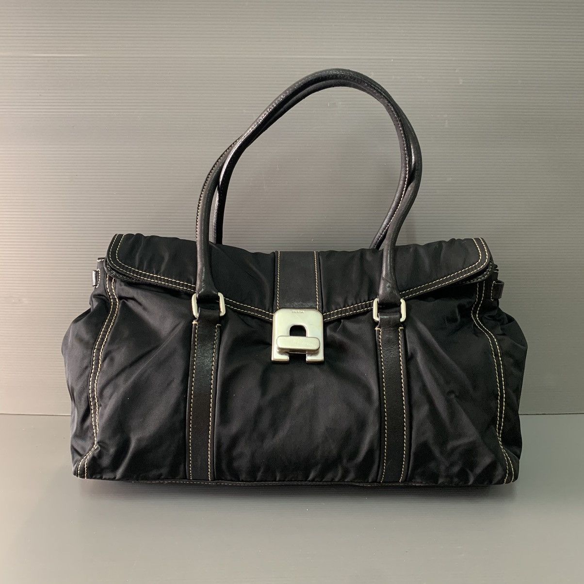 Prada Prada Nylon Shoulder Handbag Size ONE SIZE - 2 Thumbnail