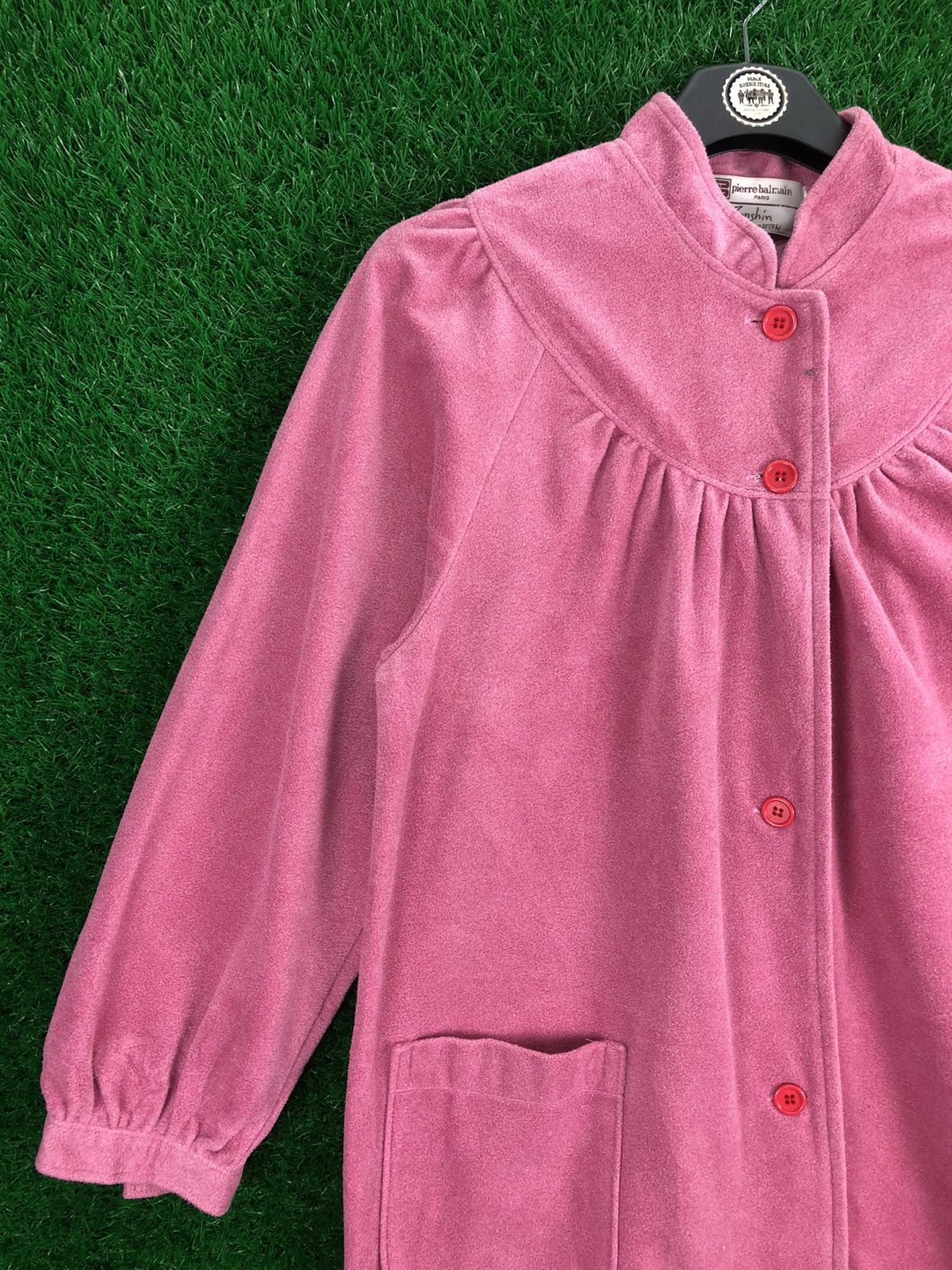 Pierre Balmain Vintage Pierre Balmain Paris Long Blouse Fleece Button up Size S / US 4 / IT 40 - 2 Thumbnail