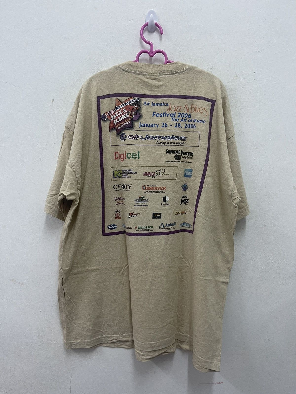 Band Tees Rare Vintage AIR JAMAICA JAZZ & BLUES FESTIVAL 2006 Promo Size US XL / EU 56 / 4 - 4 Thumbnail