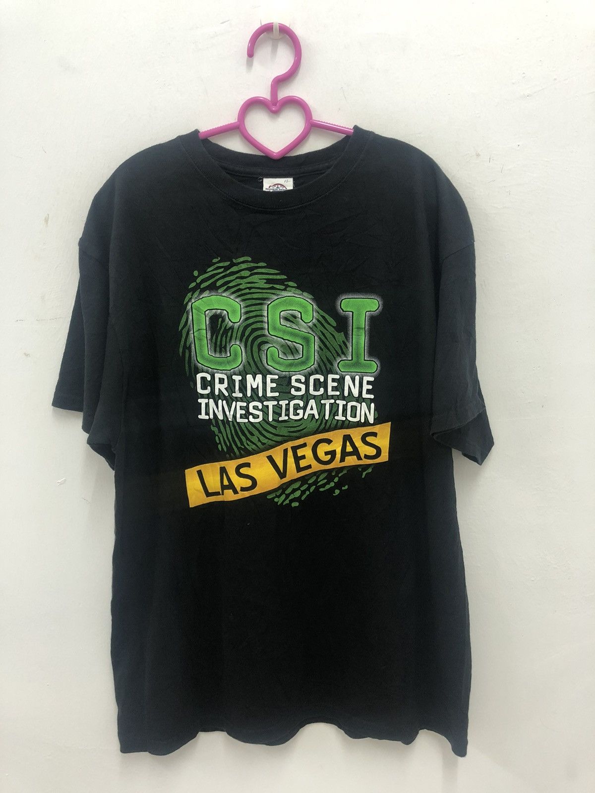 image of Movie Crime Scene Investigation Las Vegas Csi Shirt in Black, Men's (Size Large)