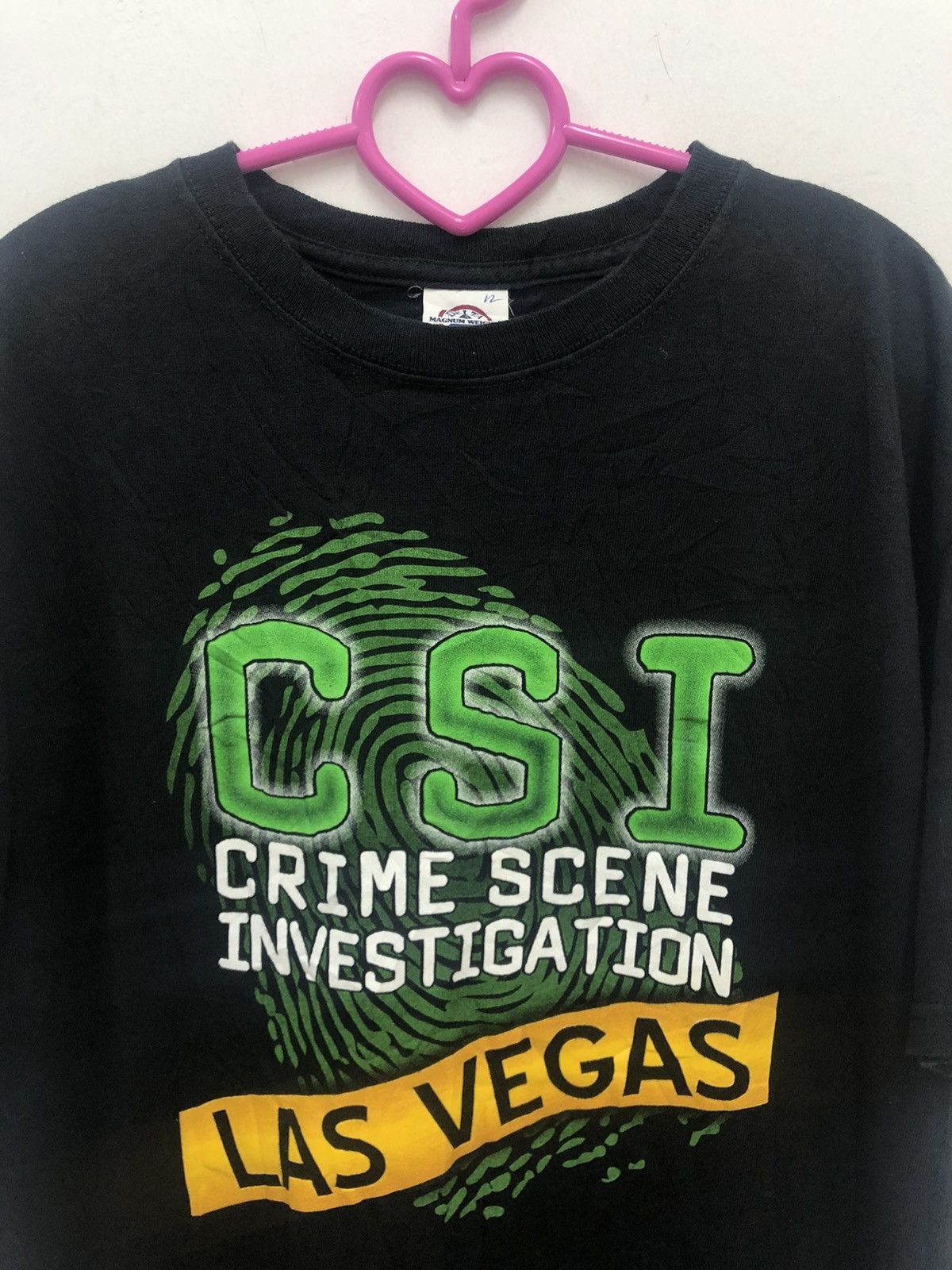 Vintage CRIME SCENE INVESTIGATION Las Vegas CSI Series Promo Tee Size US L / EU 52-54 / 3 - 2 Thumbnail