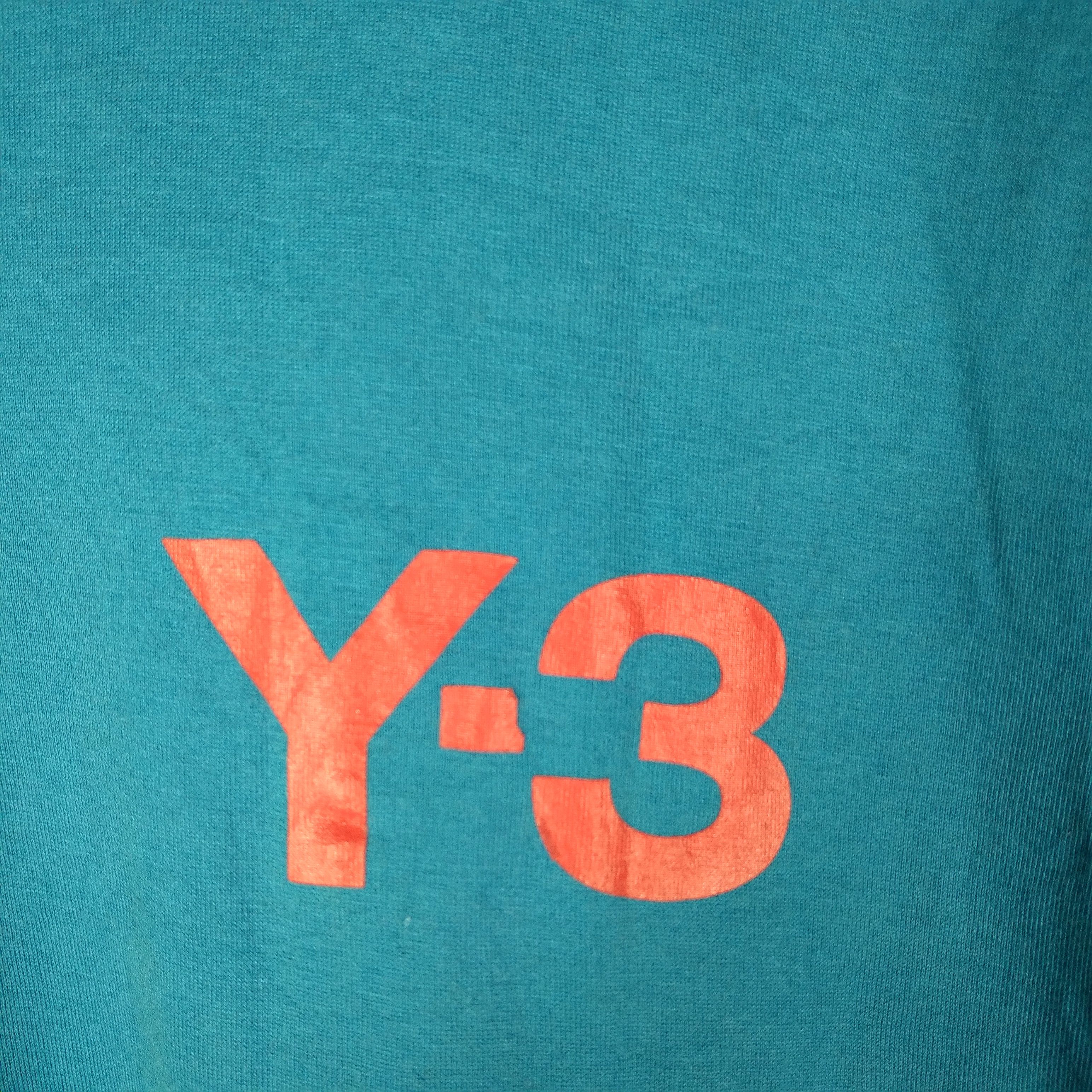 Japanese Brand × Y-3 × Yohji Yamamoto Vintage Designer Yohji Yamamoto Y3 Collaboration Tee Size US XS / EU 42 / 0 - 3 Thumbnail