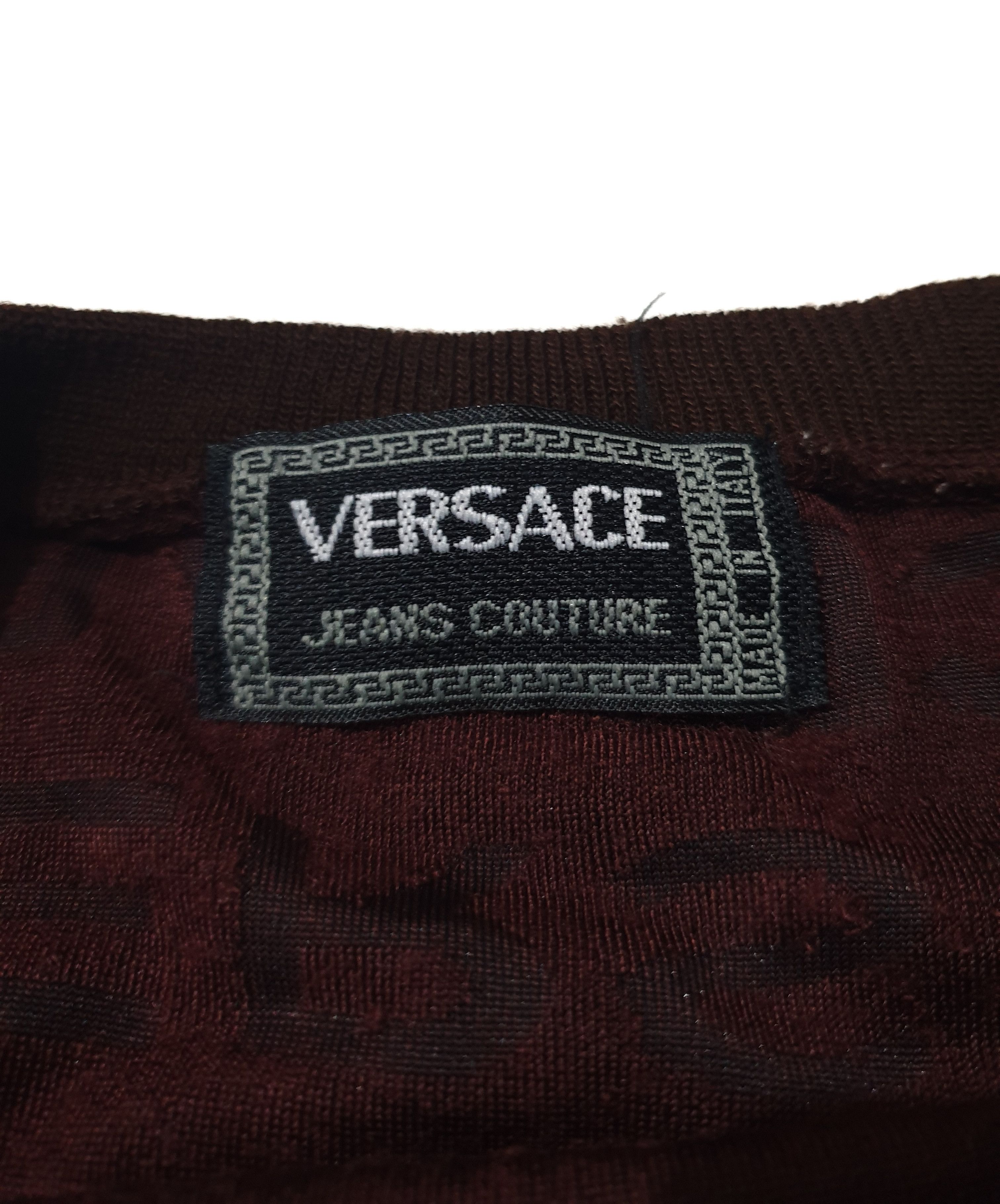 Versace Vintage Versace Jeans Couture Spell Out Logo Sweatshirt Size US M / EU 48-50 / 2 - 7 Thumbnail