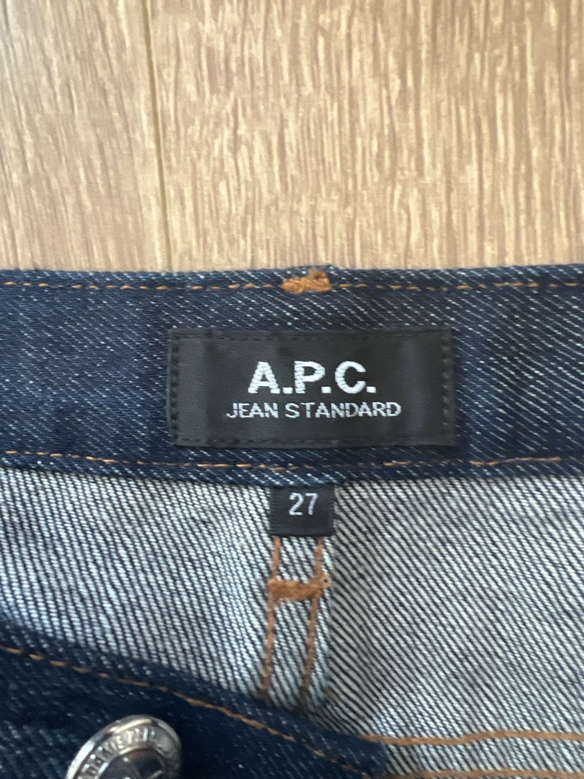A.P.C. APC Jean Standard Raw Denim Size US 27 - 2 Thumbnail
