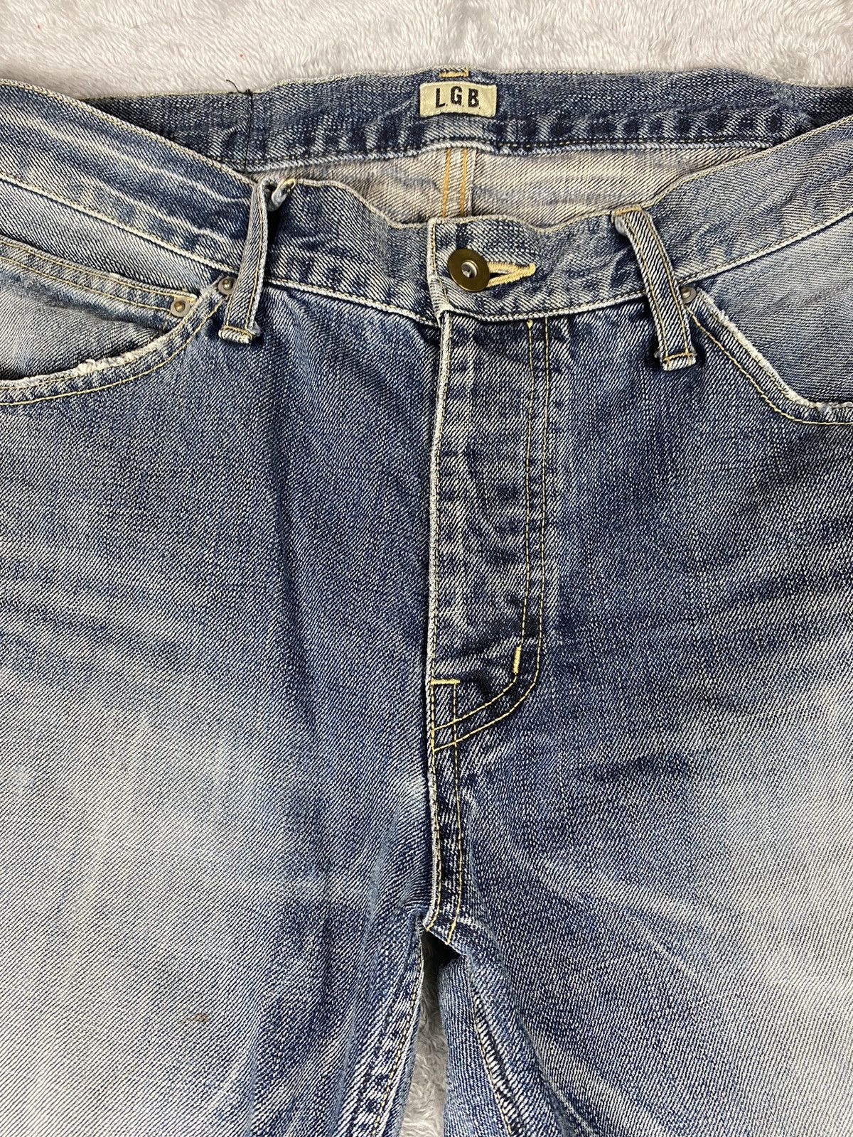 Le Grande Bleu (L.G.B.) L.G.B Split Denim Jeans. S0300 Size US 33 - 4 Thumbnail