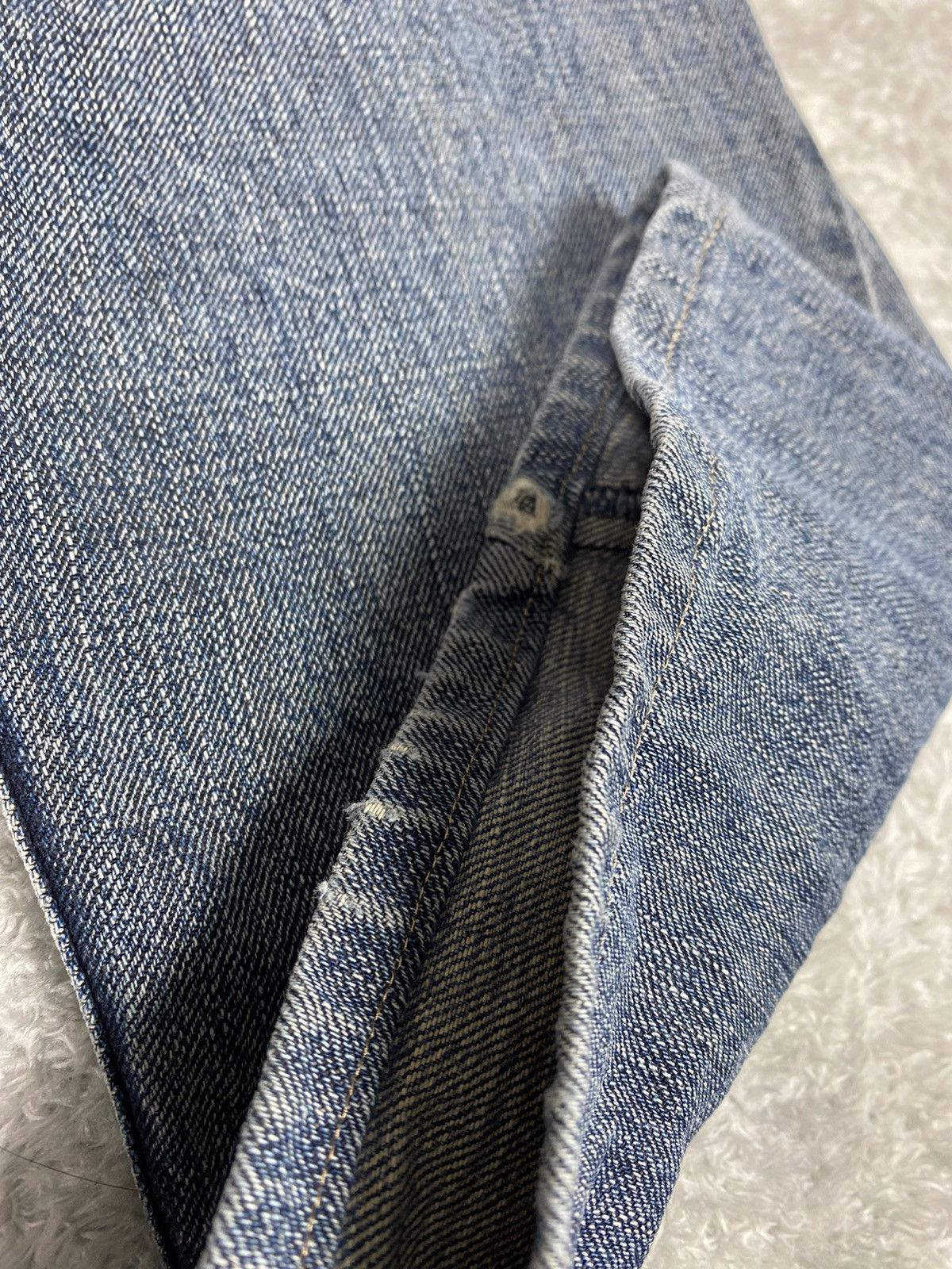 Le Grande Bleu (L.G.B.) L.G.B Split Denim Jeans. S0300 Size US 33 - 15 Thumbnail
