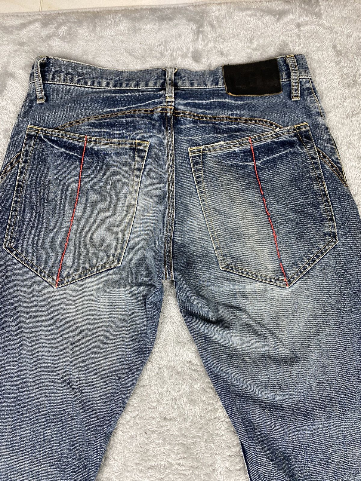 Le Grande Bleu (L.G.B.) L.G.B Split Denim Jeans. S0300 Size US 33 - 11 Thumbnail