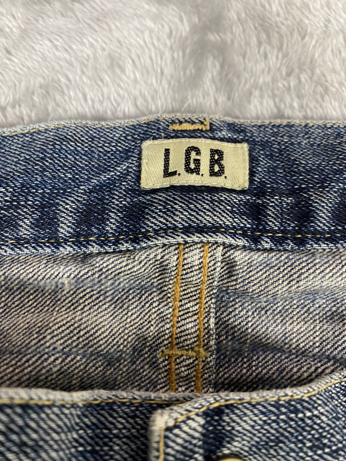 Le Grande Bleu (L.G.B.) L.G.B Split Denim Jeans. S0300 Size US 33 - 6 Thumbnail