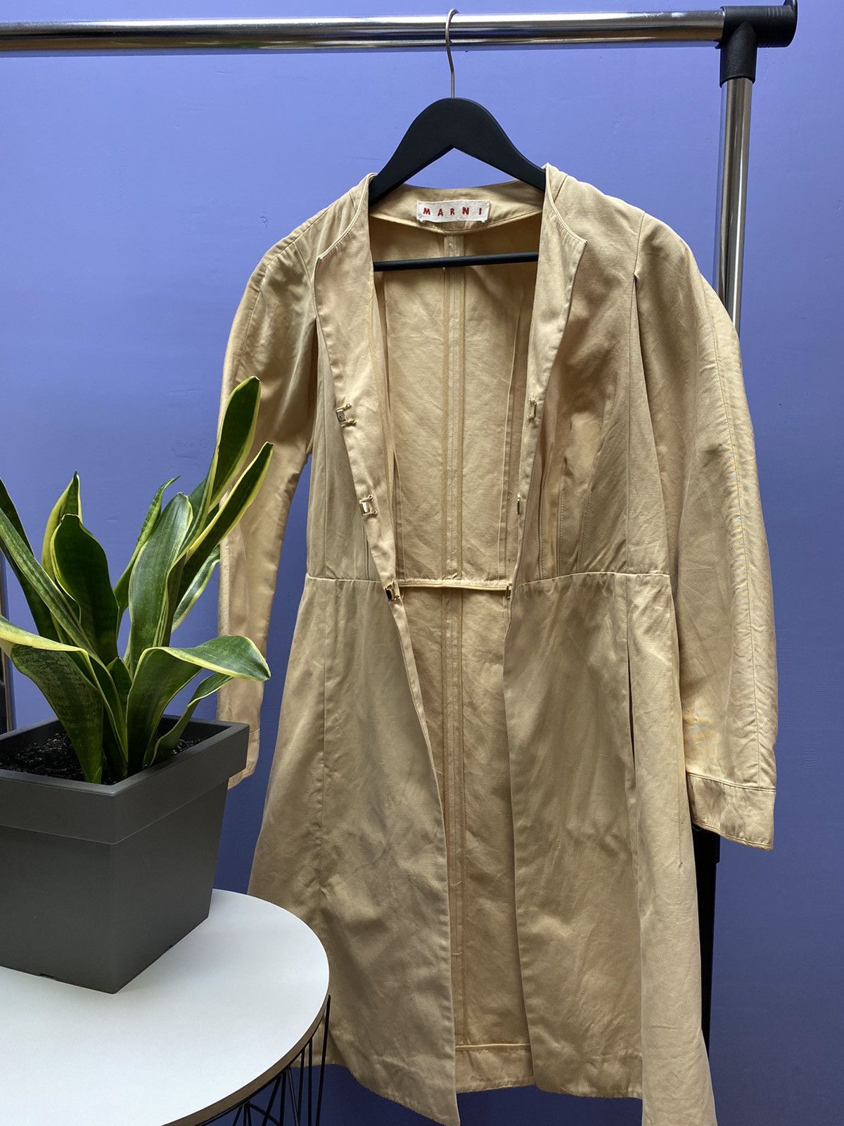 Marni Marni Dress Trench Coat Jacket Women Size 42 Size M / US 6-8 / IT 42-44 - 14 Thumbnail
