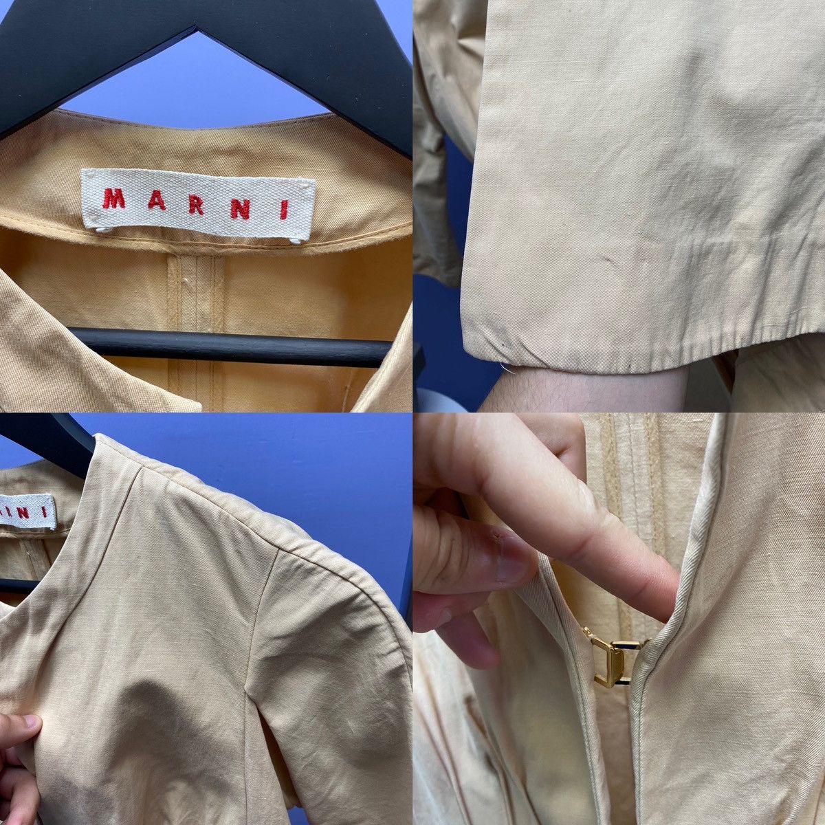 Marni Marni Dress Trench Coat Jacket Women Size 42 Size M / US 6-8 / IT 42-44 - 20 Thumbnail