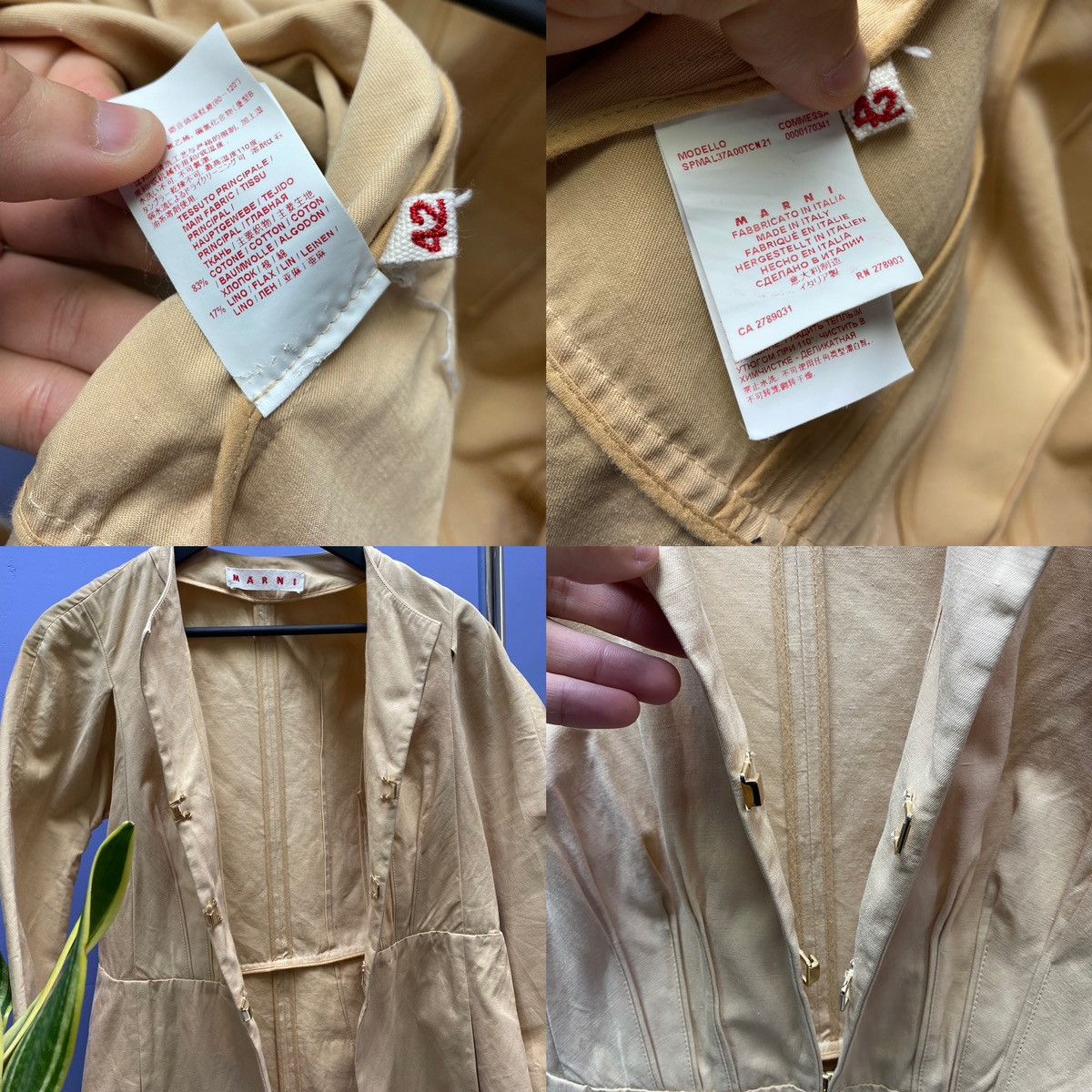Marni Marni Dress Trench Coat Jacket Women Size 42 Size M / US 6-8 / IT 42-44 - 24 Thumbnail