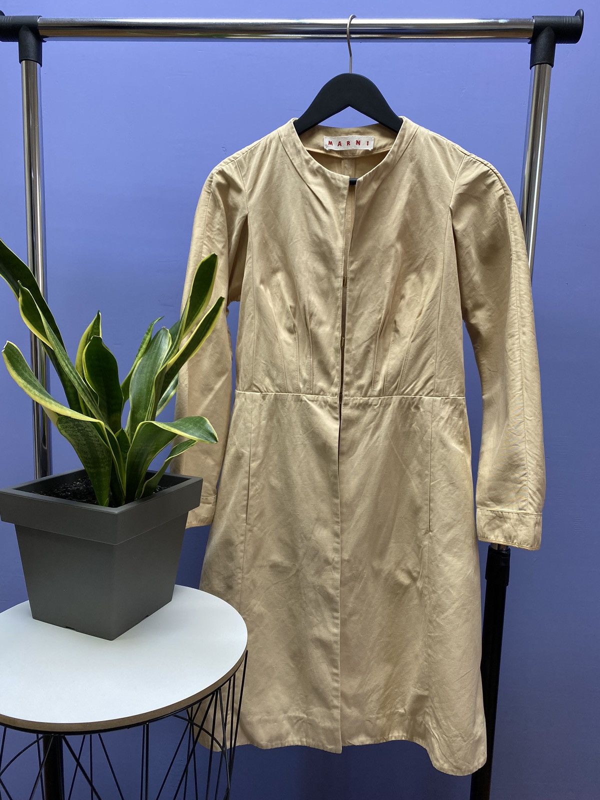 Marni Marni Dress Trench Coat Jacket Women Size 42 Size M / US 6-8 / IT 42-44 - 1 Thumbnail