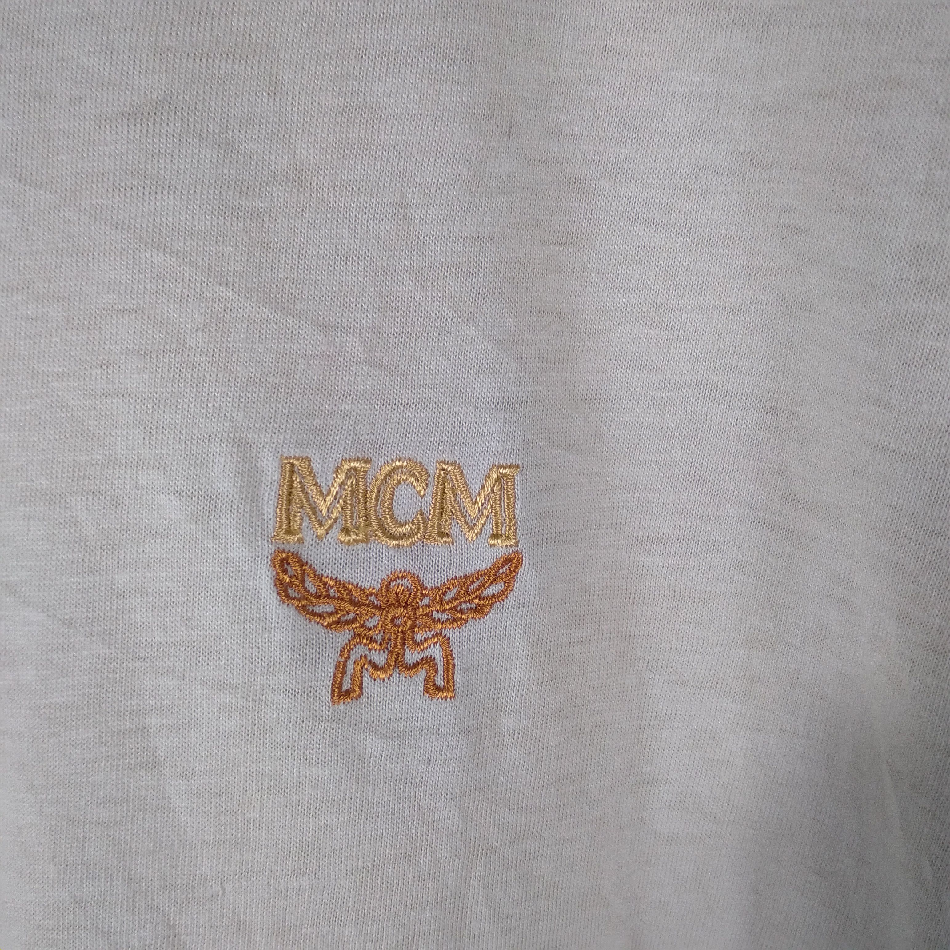 Designer × MCM × Vintage Vintage MCM Mini Embroidery Logo Tee Size US L / EU 52-54 / 3 - 2 Thumbnail