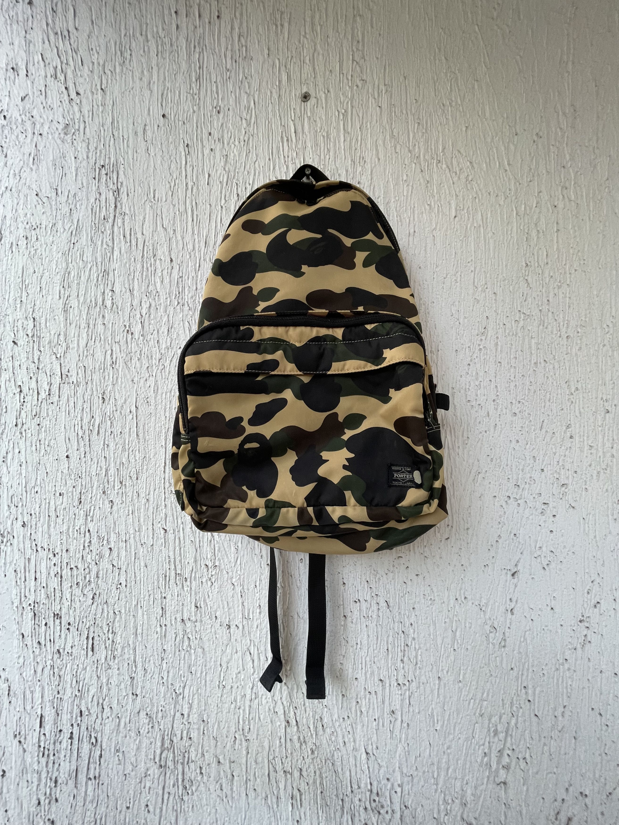 A BATHING APE BAPE 1ST CAMO BACKPACK –