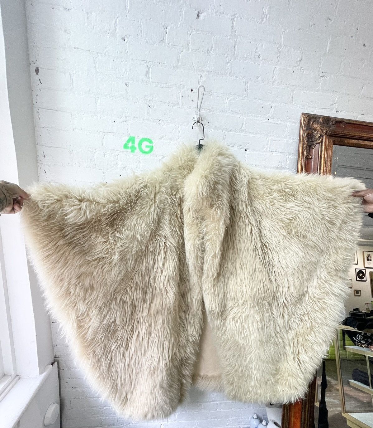 CELINE 1/1 NEW RUNWAY SHEARLING FUR JACKET ONESIZE 4Gseller