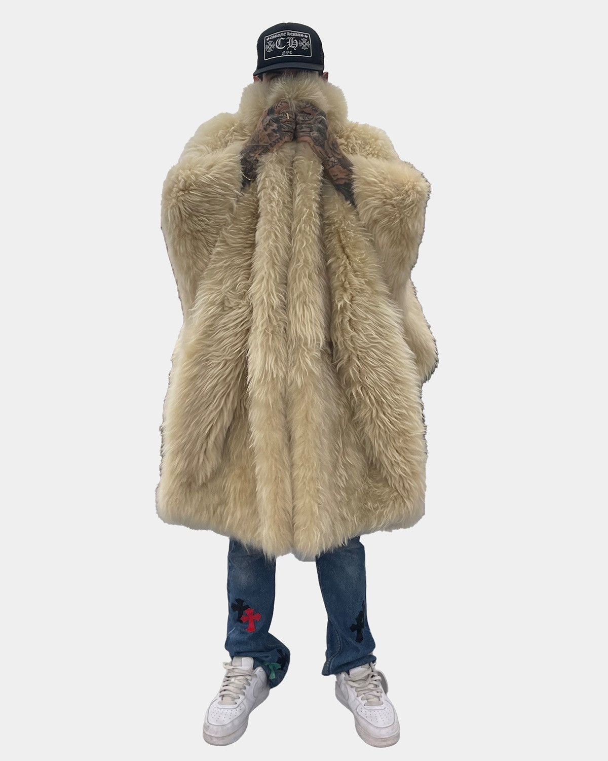 Celine × Hedi Slimane CELINE 1/1 NEW RUNWAY SHEARLING FUR JACKET ONESIZE 4Gseller Size L / US 10 / IT 46 - 7 Thumbnail