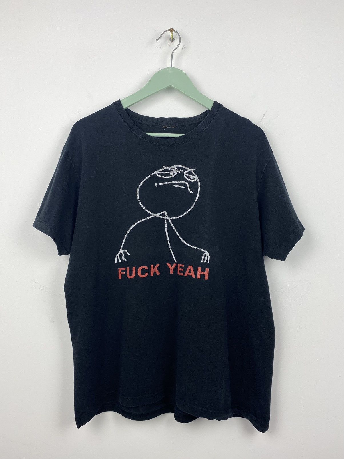 Vintage Vintage Y2K Fuck Yeah Meme Promo T Shirt Tee Humor Porn Size US M / EU 48-50 / 2 - 1 Thumbnail