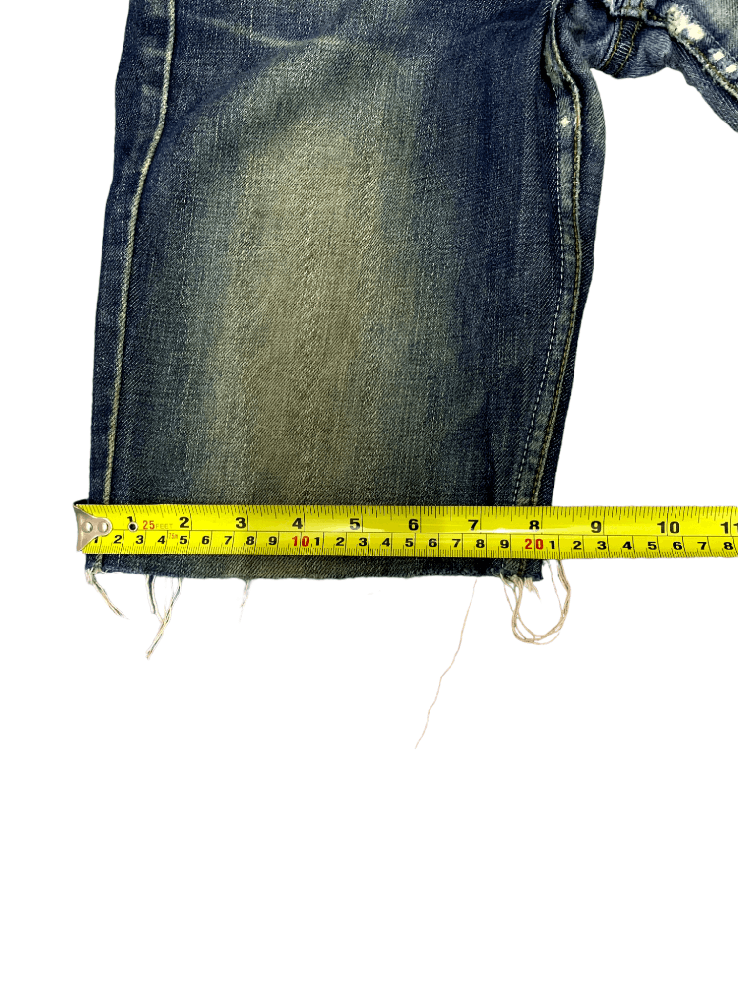 Levi's × Levi's Vintage Clothing Vintage 90s Levis 517 Mud Wash Distressed Jean Shorts Jorts Size US 28 / EU 44 - 10 Thumbnail