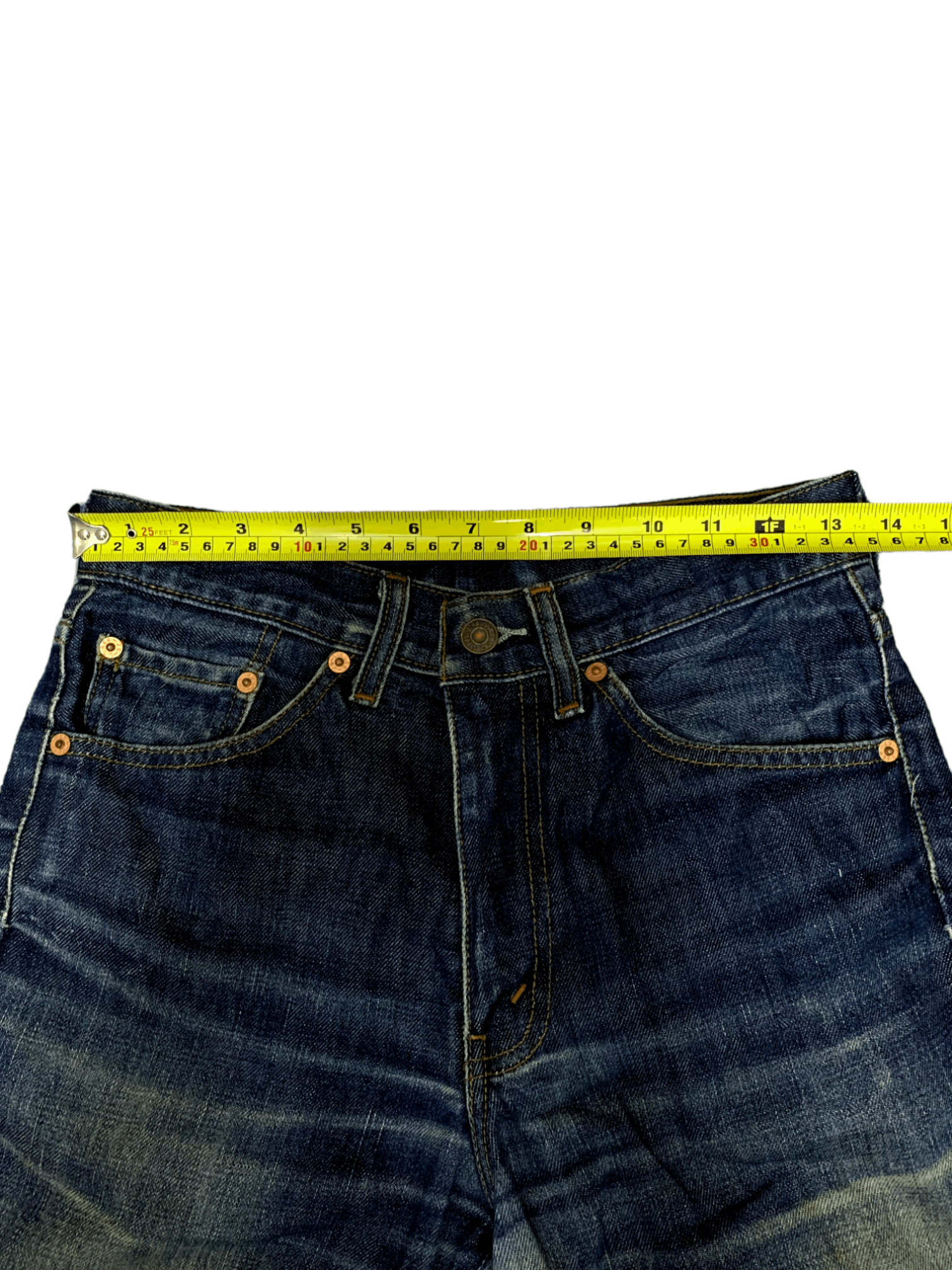 Levi's × Levi's Vintage Clothing Vintage 90s Levis 517 Mud Wash Distressed Jean Shorts Jorts Size US 28 / EU 44 - 5 Thumbnail