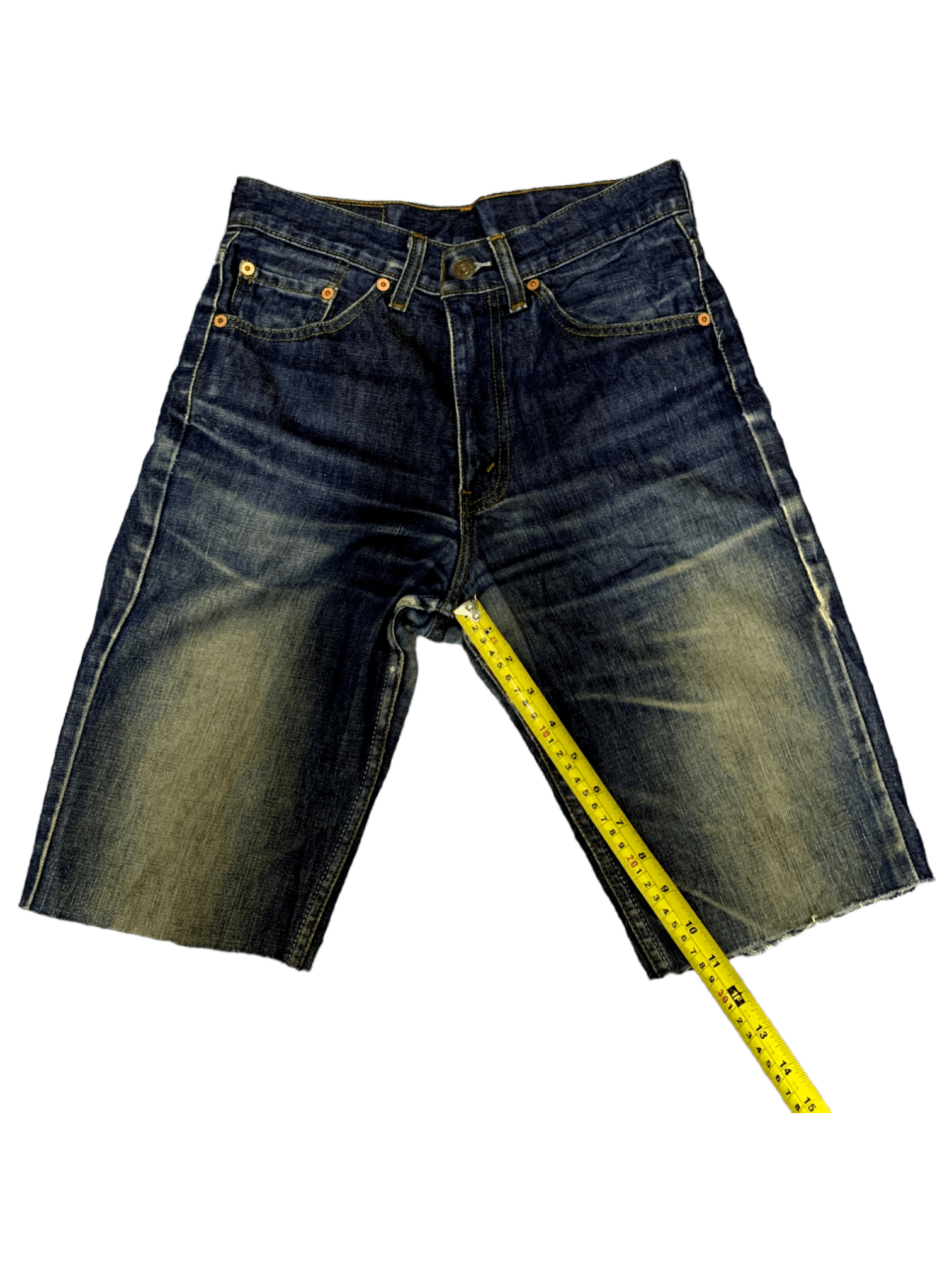 Levi's × Levi's Vintage Clothing Vintage 90s Levis 517 Mud Wash Distressed Jean Shorts Jorts Size US 28 / EU 44 - 8 Thumbnail