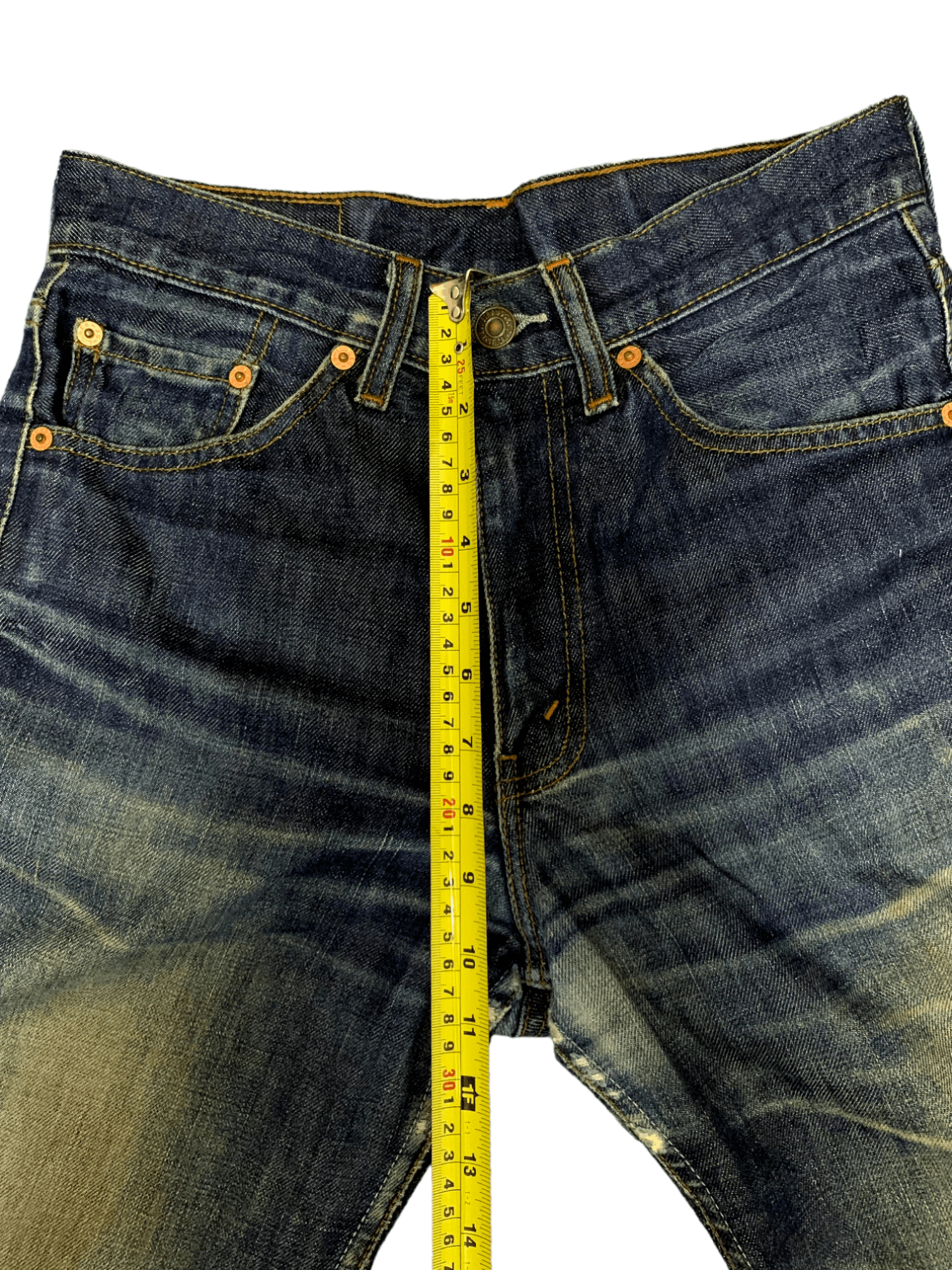 Levi's × Levi's Vintage Clothing Vintage 90s Levis 517 Mud Wash Distressed Jean Shorts Jorts Size US 28 / EU 44 - 7 Thumbnail