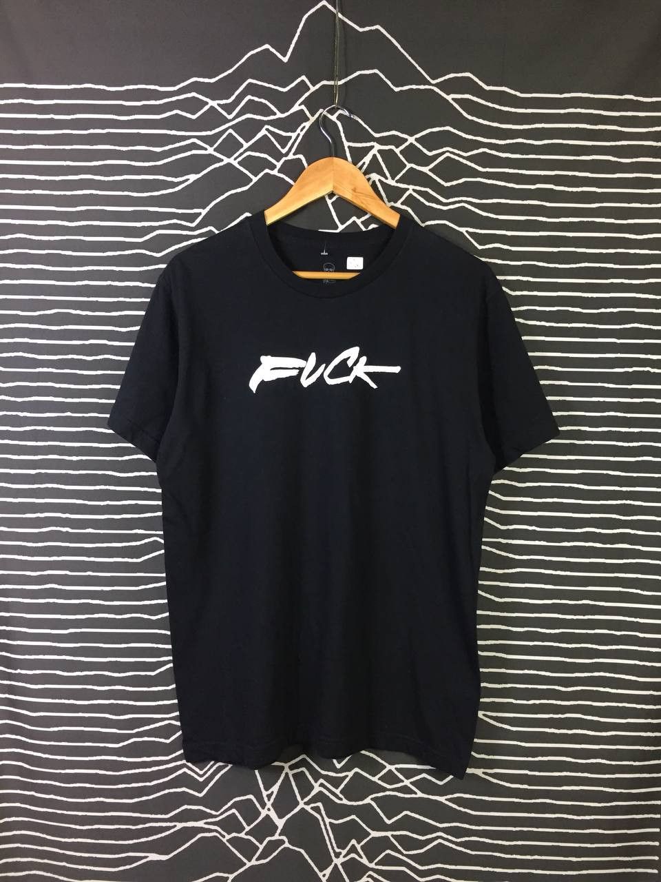 image of Futura Black Fuck Streetwear Tee, Men's (Size Large)