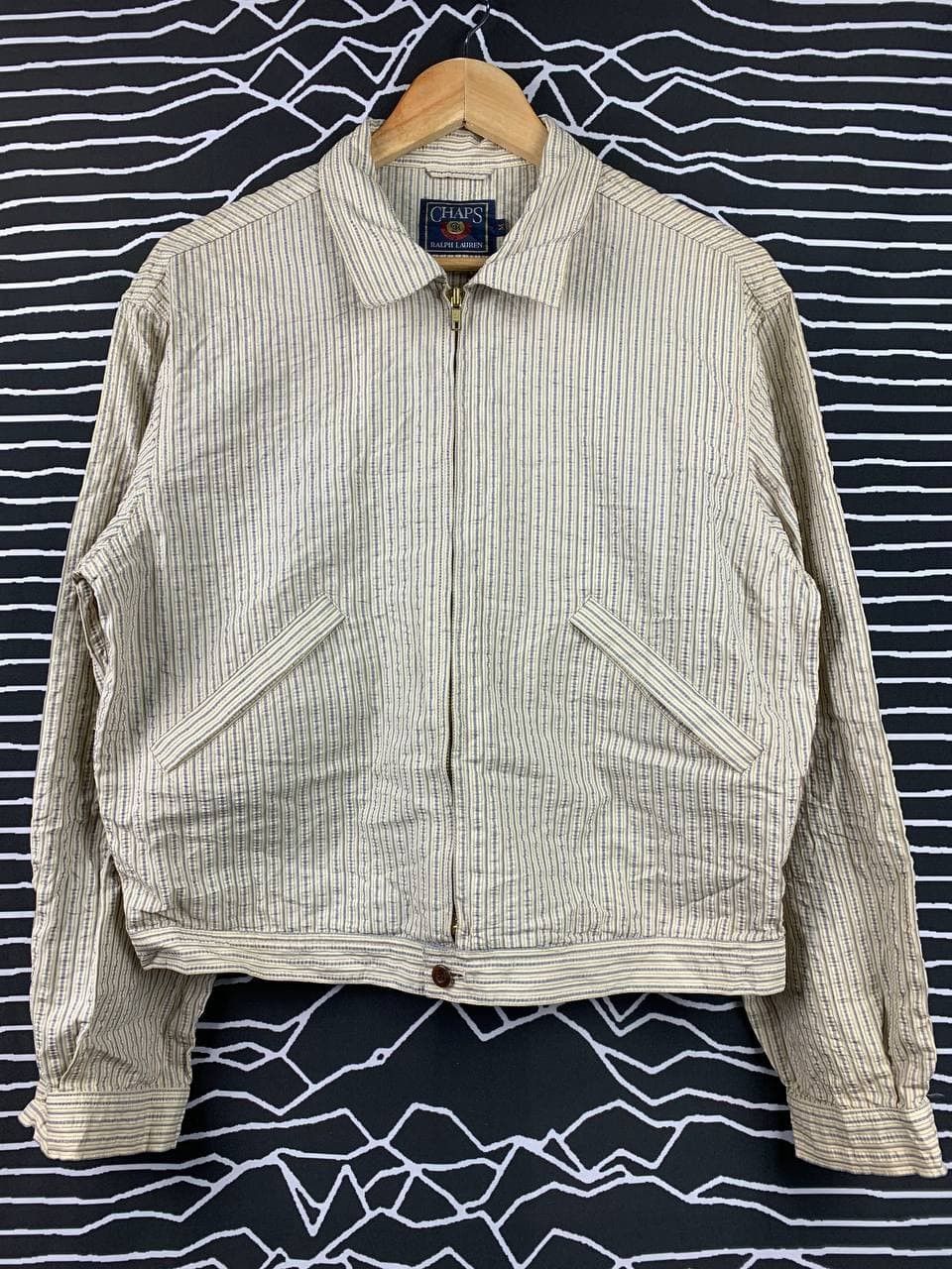 Chaps Ralph Lauren Chaps Ralph Lauren Stripe Casual Jacket Size US M / EU 48-50 / 2 - 3 Thumbnail