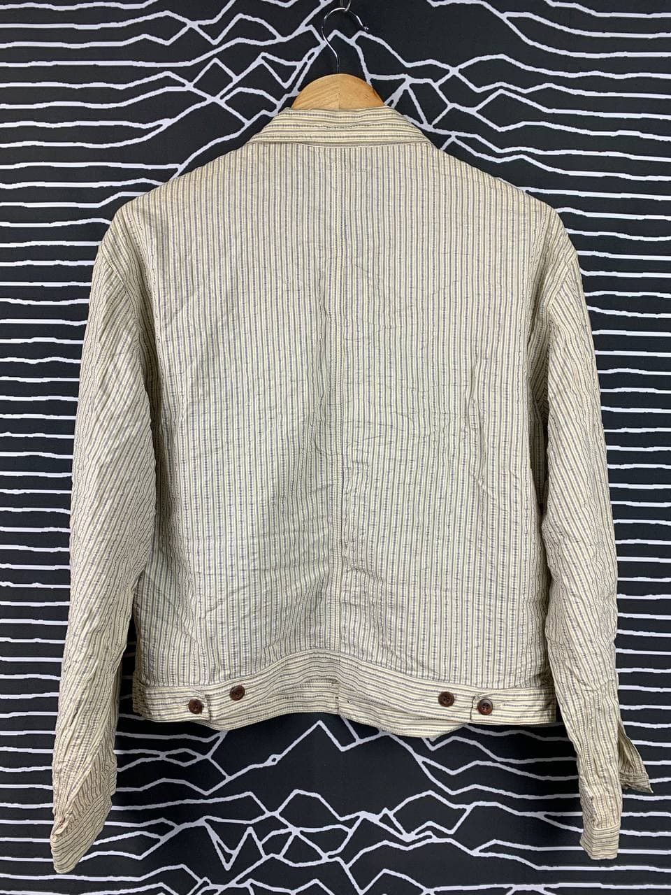 Chaps Ralph Lauren Chaps Ralph Lauren Stripe Casual Jacket Size US M / EU 48-50 / 2 - 2 Thumbnail