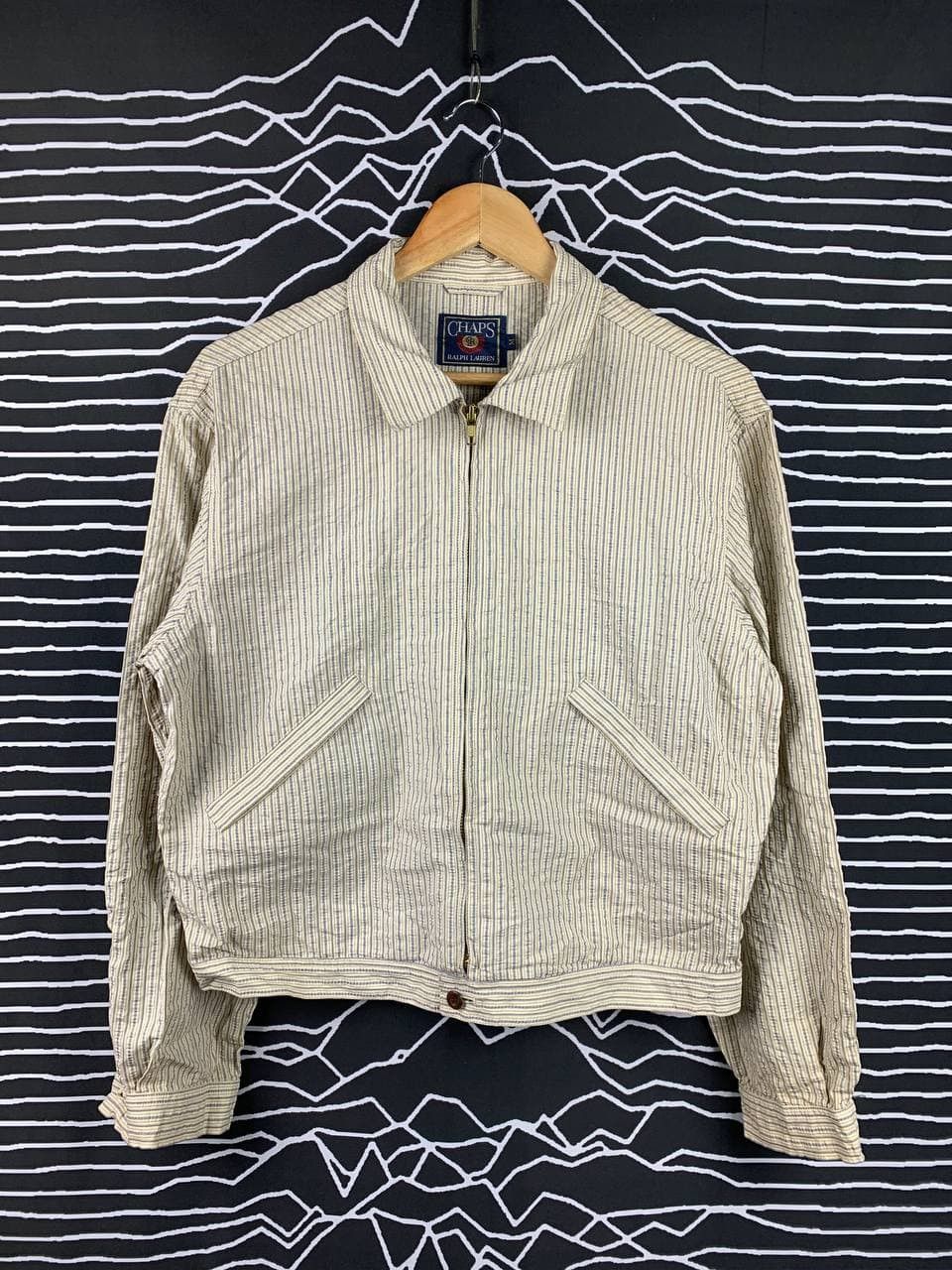 Chaps Ralph Lauren Chaps Ralph Lauren Stripe Casual Jacket Size US M / EU 48-50 / 2 - 1 Thumbnail