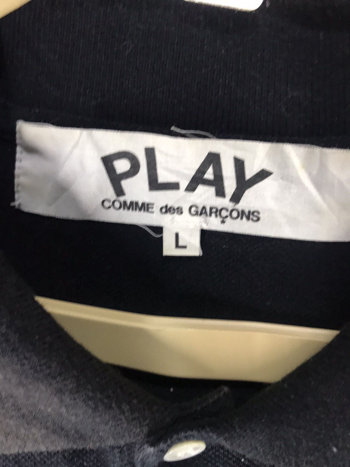 Comme des Garcons PLAY × Japanese Brand × Vintage Vintage play comme des garçons sun faded polos Size US L / EU 52-54 / 3 - 4 Thumbnail