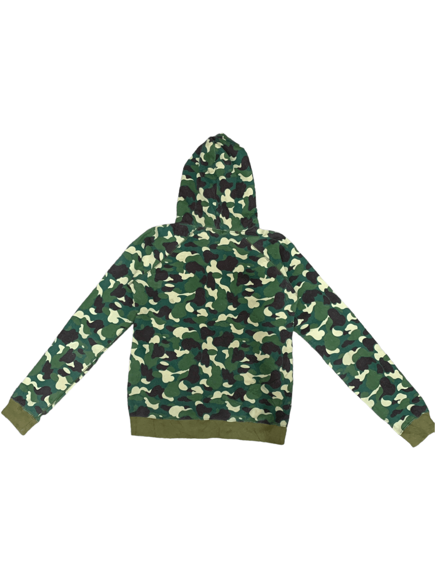 Japanese Brand Vintage Lubricant 76 Camouflage Pull Over Zipper Hoodie Size US S / EU 44-46 / 1 - 2 Thumbnail